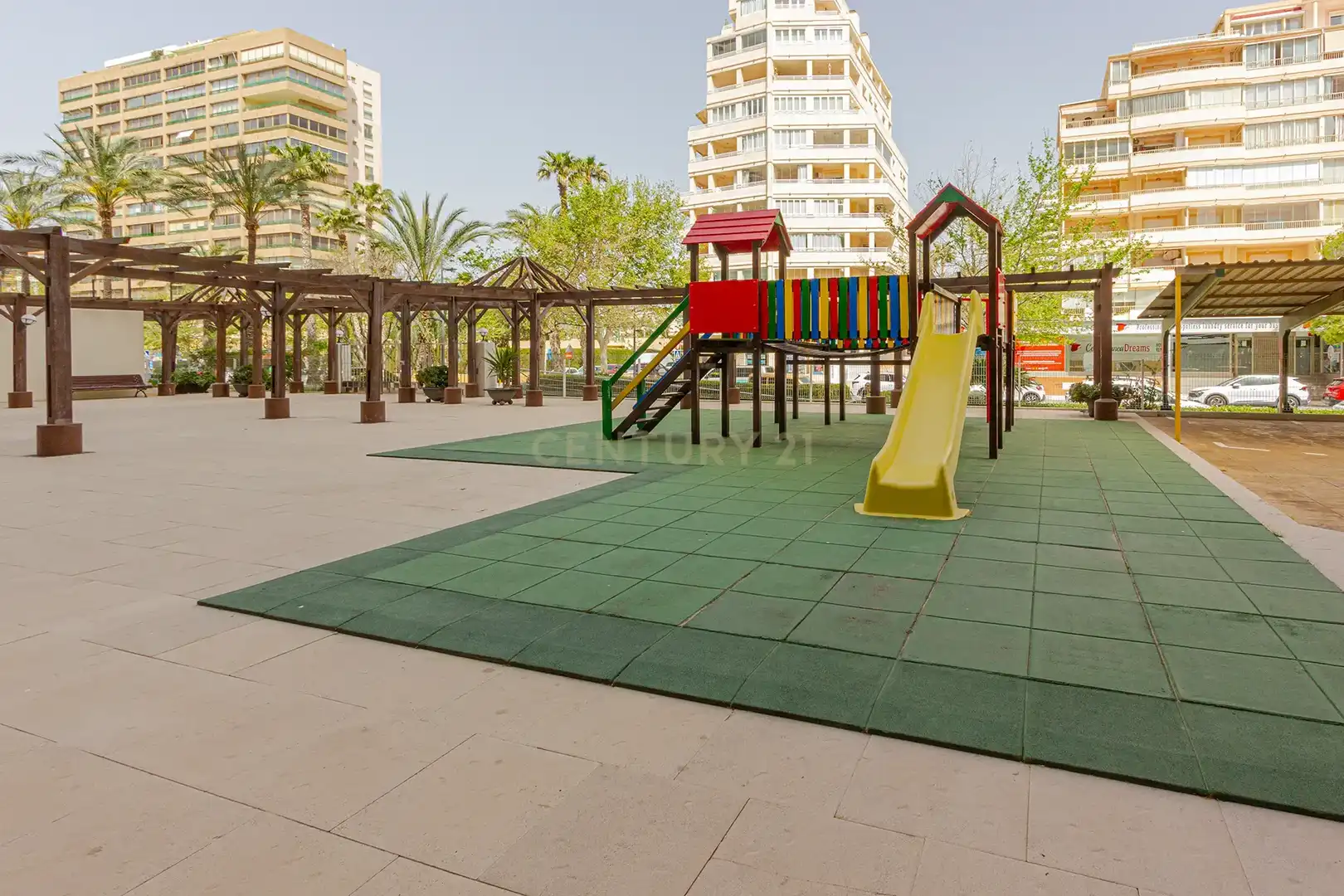 Terrace of Apartments for sale in Calpe / Calp  with Air Conditioner, Storage room and Oven