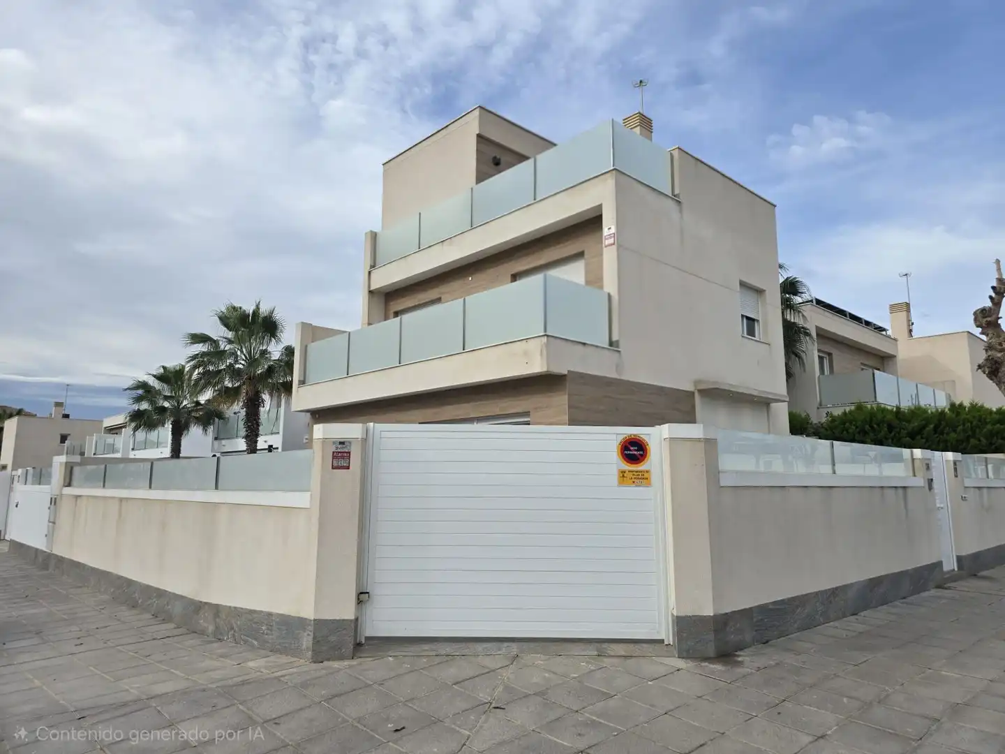 Exterior view of Houses for sale in Pilar de la Horadada  with Air Conditioner, Private garden and Terrace