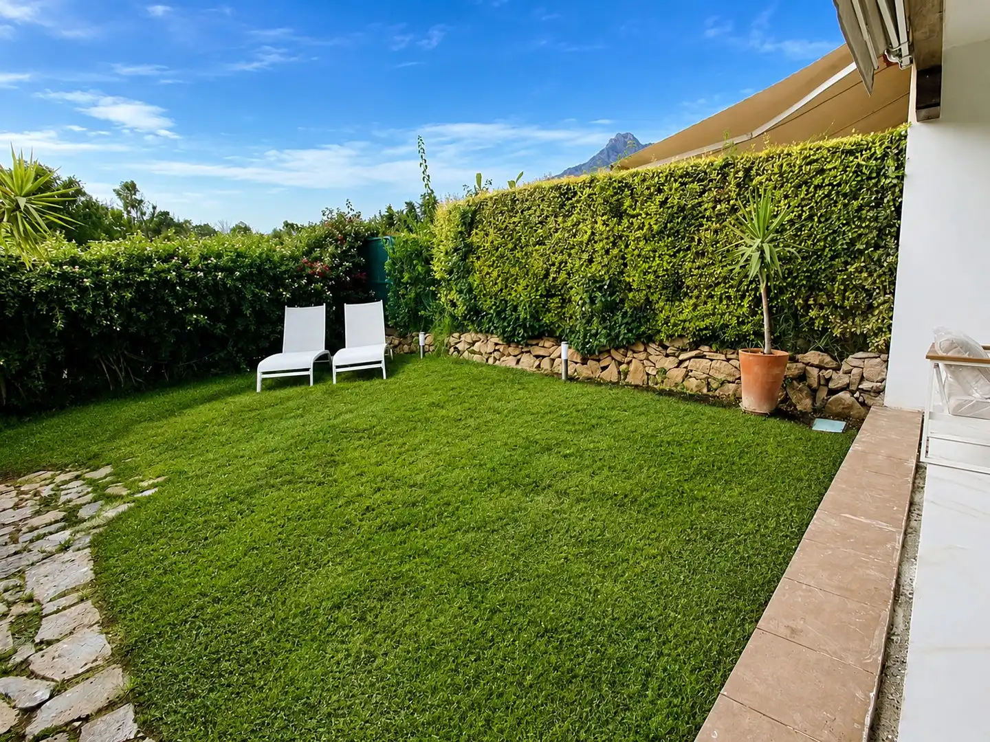 Garden of Houses for rent in Marbella  with Air Conditioner, Heating and Private garden