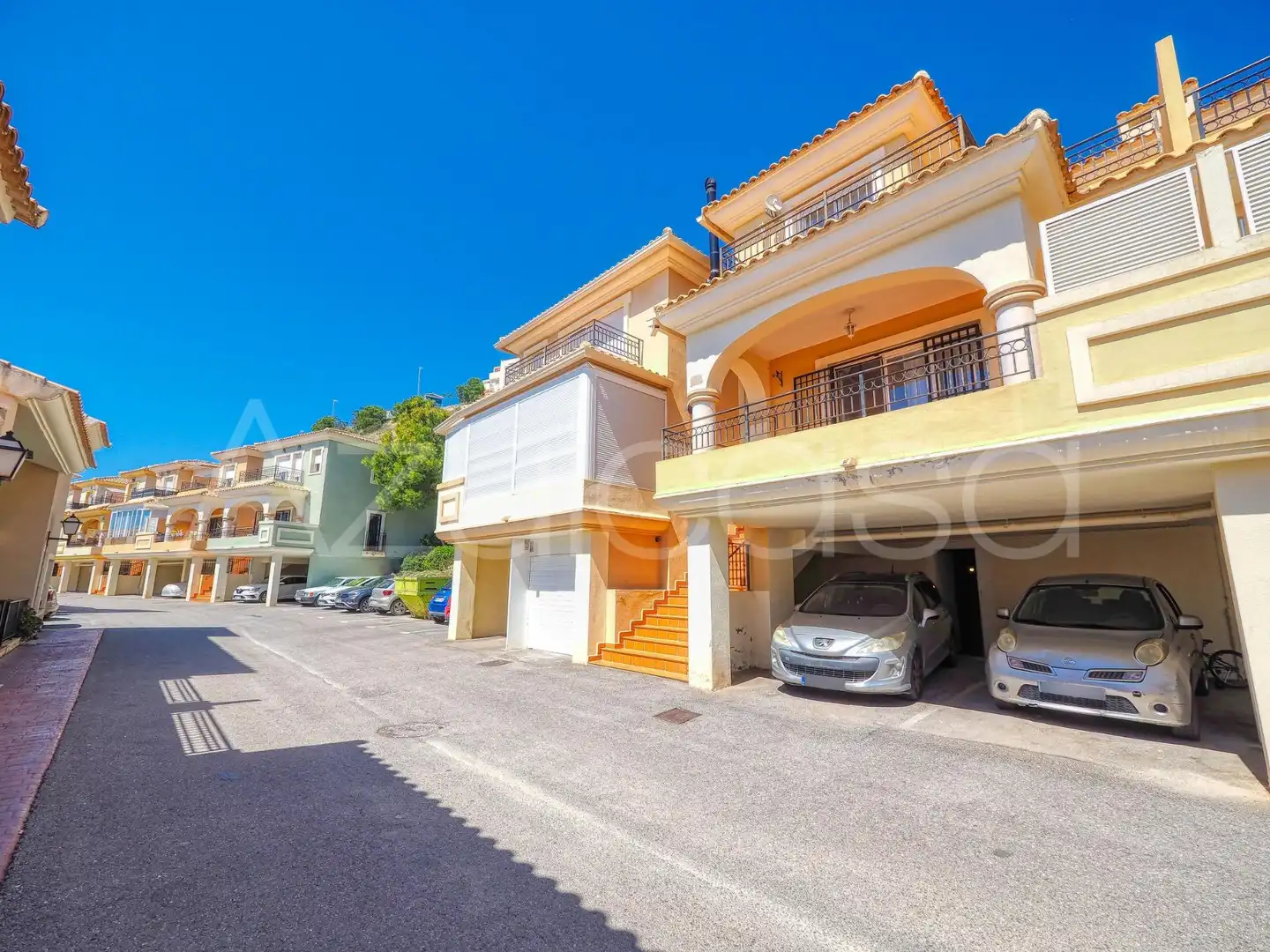 Exterior view of Detached homes for sale in Mutxamel  with Air Conditioner, Terrace and Storage room
