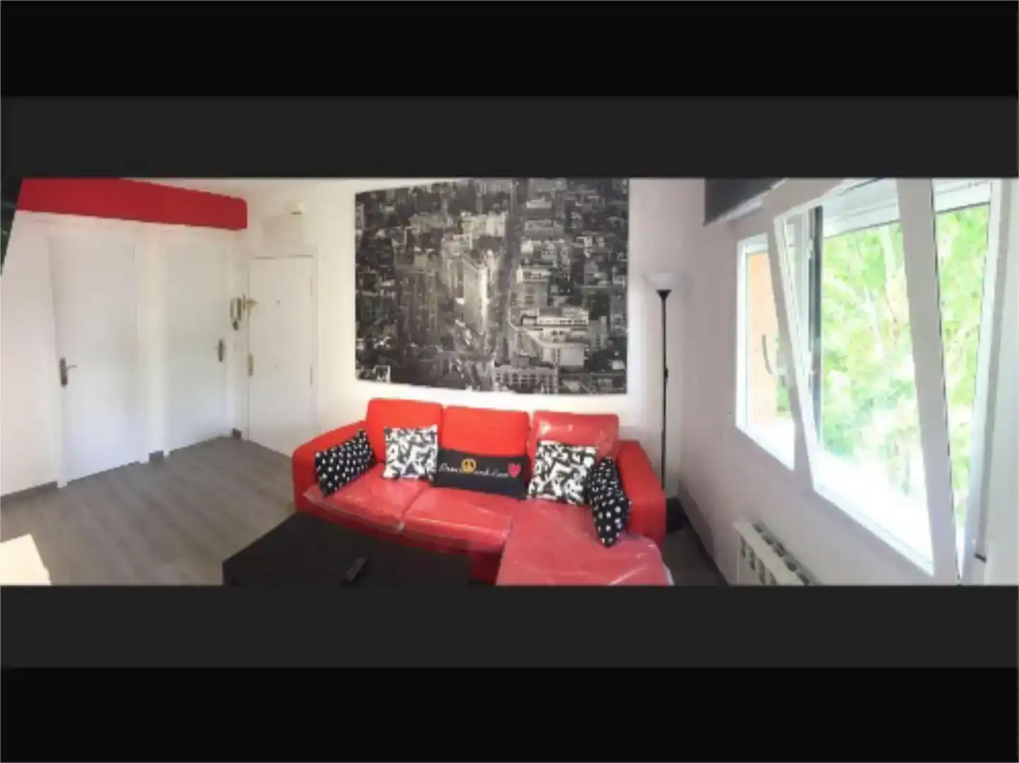 Wohnzimmer von Wohnung zur Miete in  Madrid Capital mit Klimaanlage