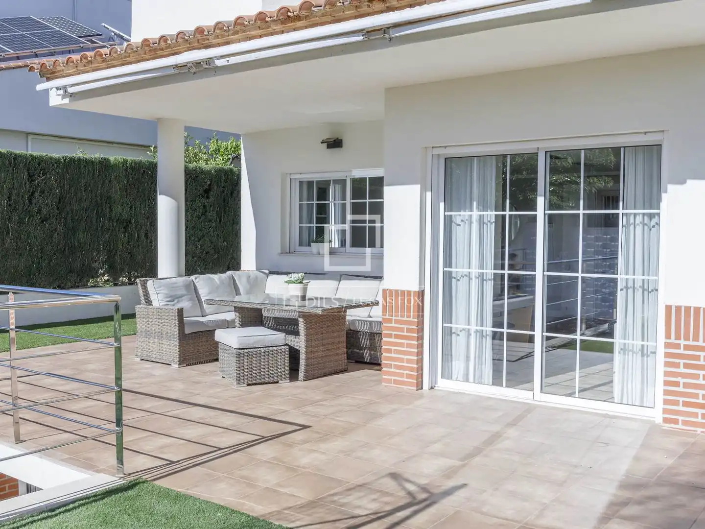 Terrassa de Casa o xalet en venda en Puçol amb Aire condicionat, Jardí privat i Parquet