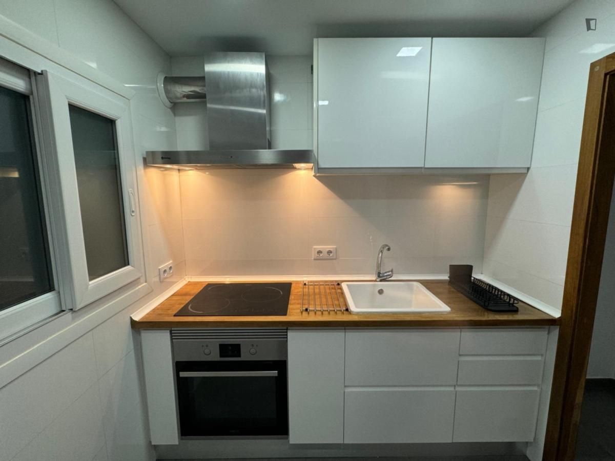 Cocina de Apartamento de alquiler en  Palma de Mallorca con Aire acondicionado, Amueblado y Horno