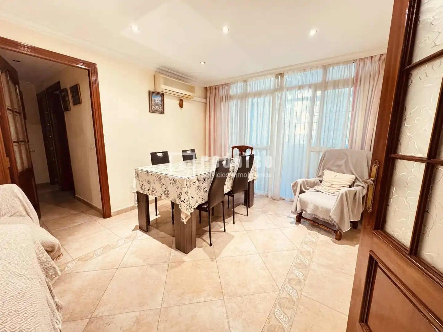 Comedor de Piso de alquiler en Málaga con Aire acondicionado y Amueblado