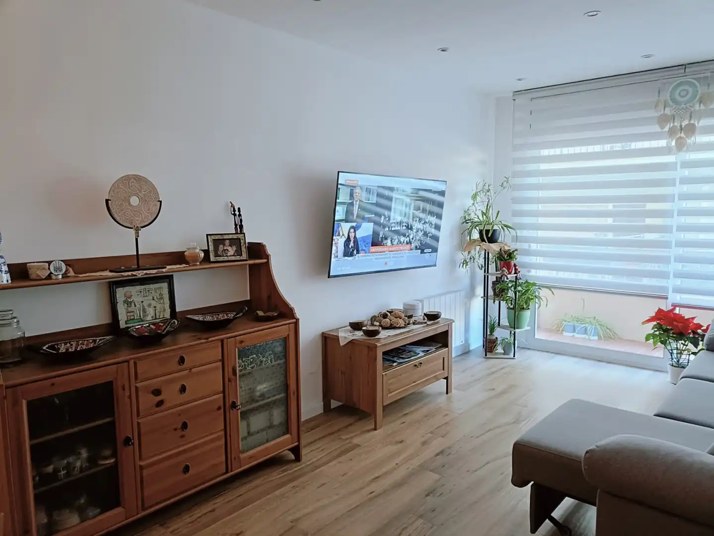 Sala de estar de Piso en venta en Calonge i Sant Antoni con Calefacción, Terraza y Balcón