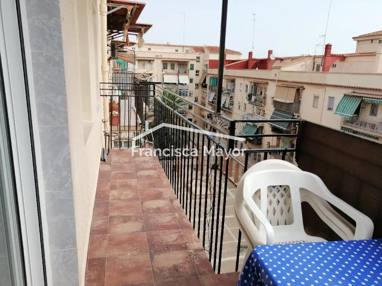 Terraza de Piso de alquiler en Valencia con Trastero, Amueblado y Balcón