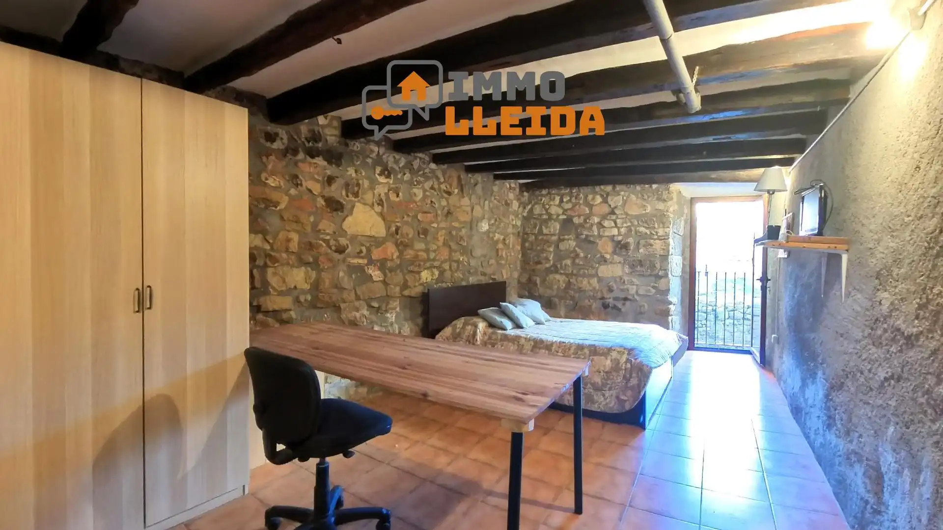 Vista exterior de Casa adosada en venta en Ponts con Calefacción, Terraza y Balcón