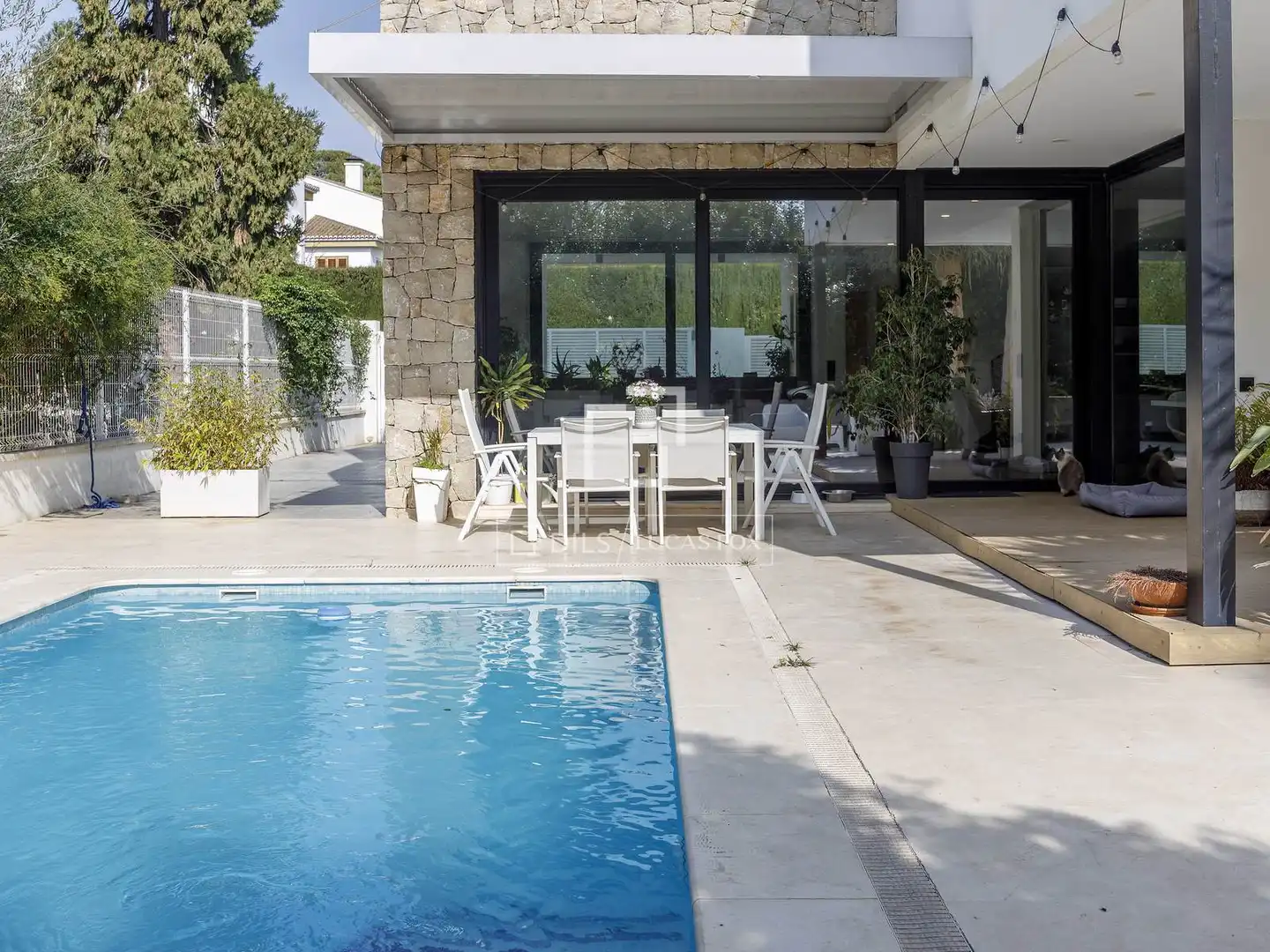 Terraza de Casa o chalet en venta en Godella con Aire acondicionado, Calefacción y Jardín privado