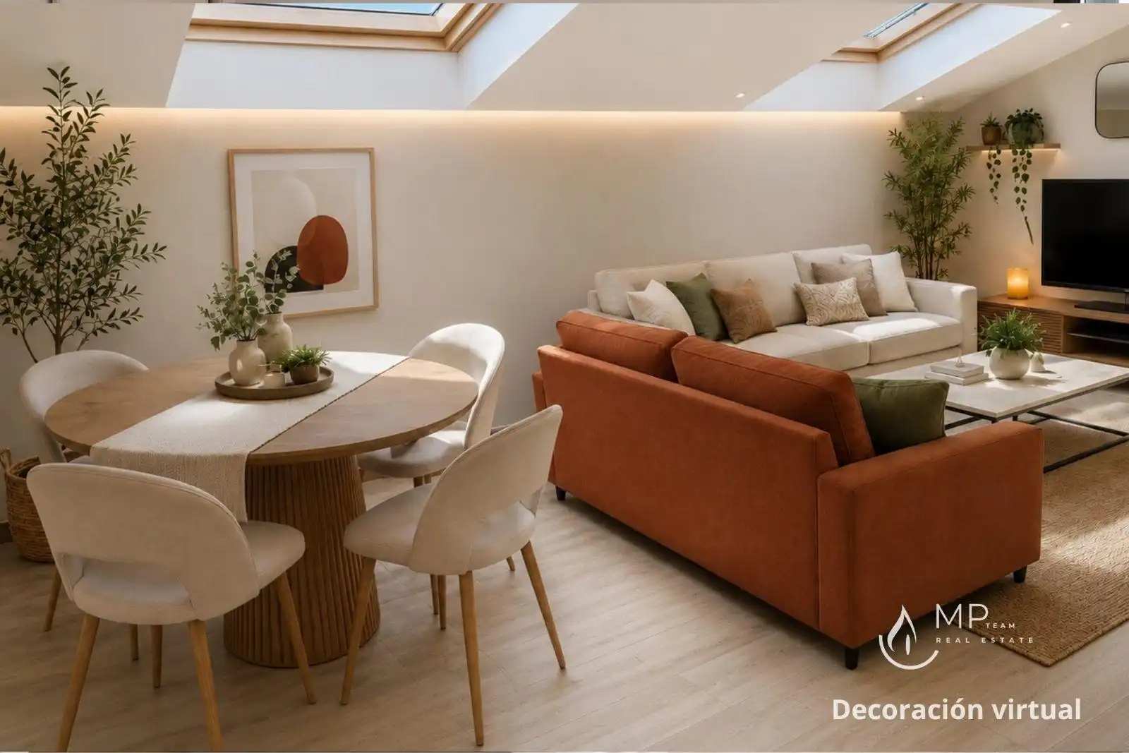 Sala d'estar de Àtic en venda en Las Navas del Marqués  amb Calefacció i Terrassa