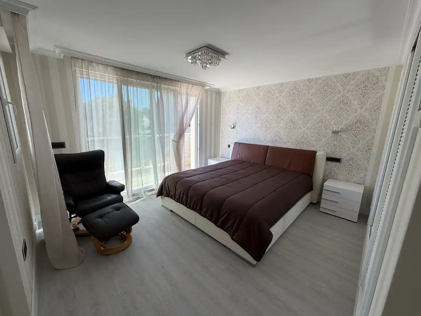 Dormitori de Casa o xalet en venda en Altea amb Aire condicionat, Piscina i Balcó
