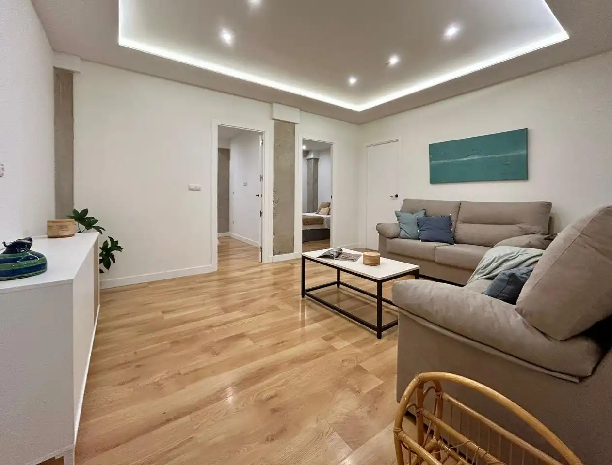 Sala de estar de Piso en venta en Granada con Aire acondicionado y Amueblado