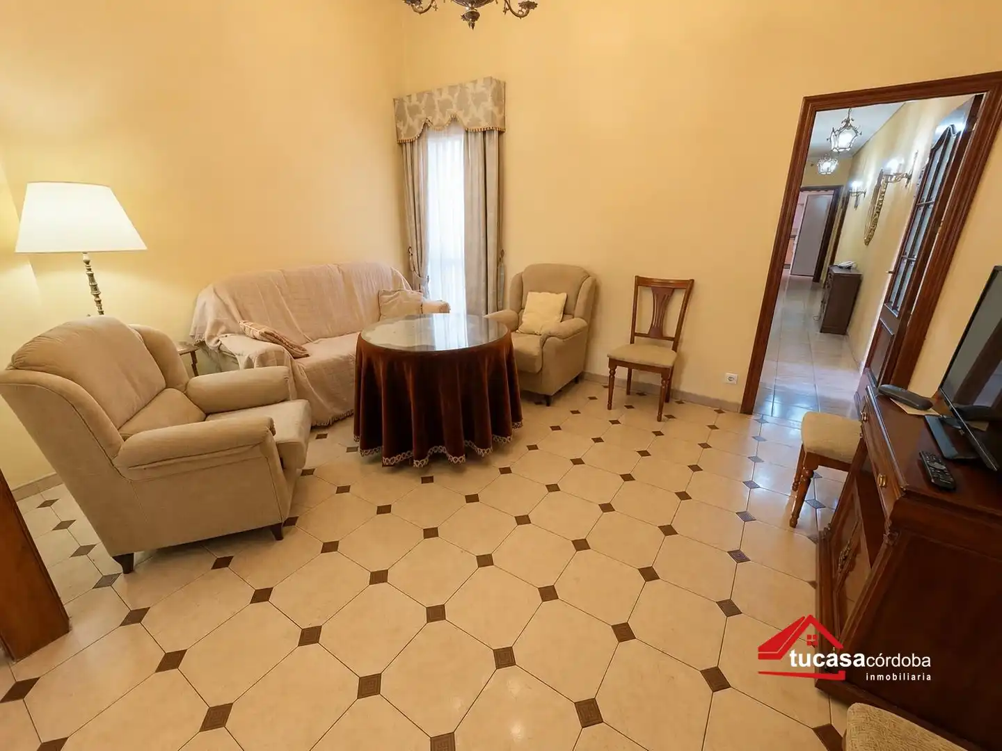 Sala de estar de Piso en venta en Córdoba con Aire acondicionado, Calefacción y Terraza