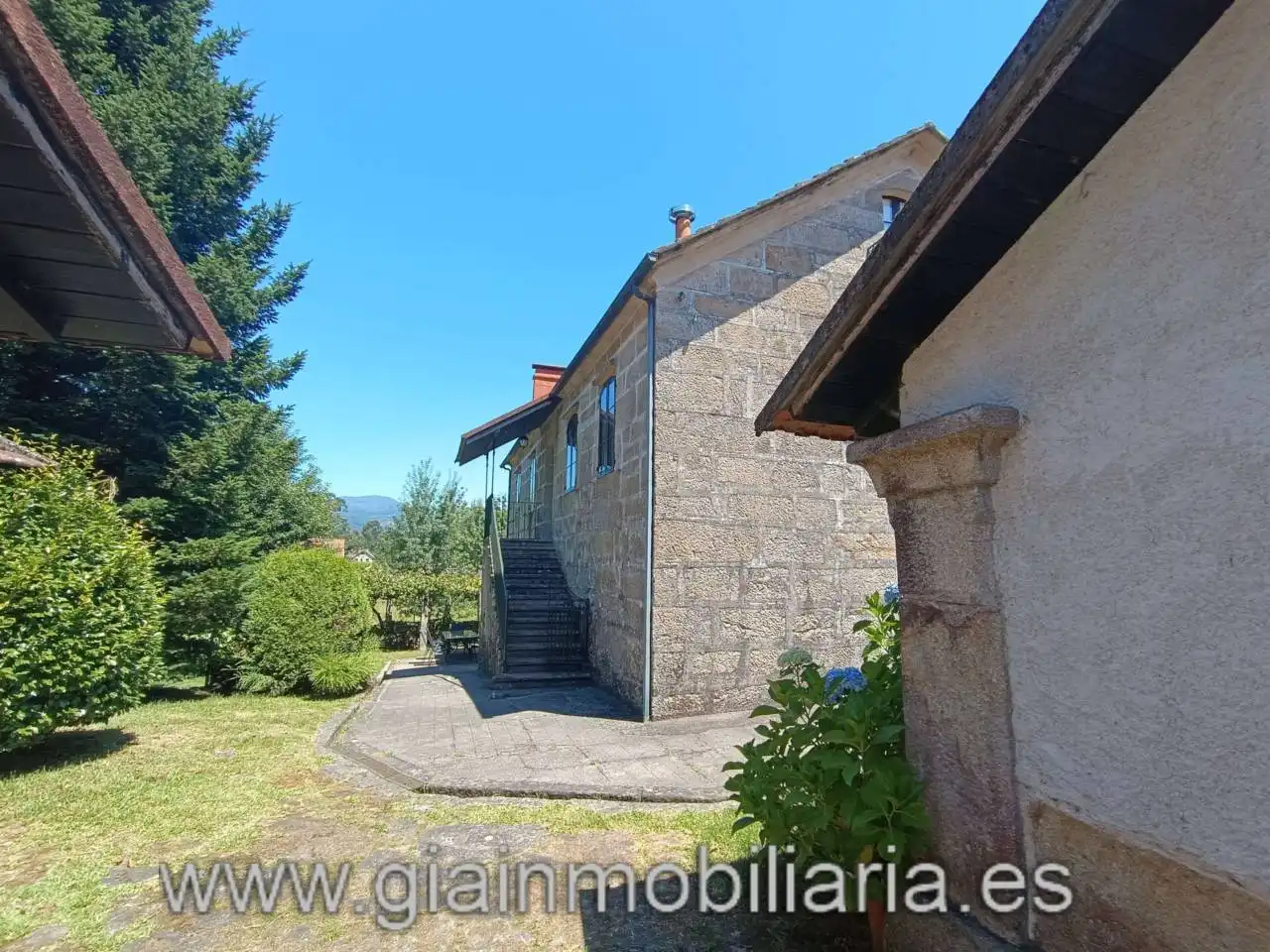 Vista exterior de Casa o chalet en venta en Mondariz con Calefacción, Jardín privado y Terraza