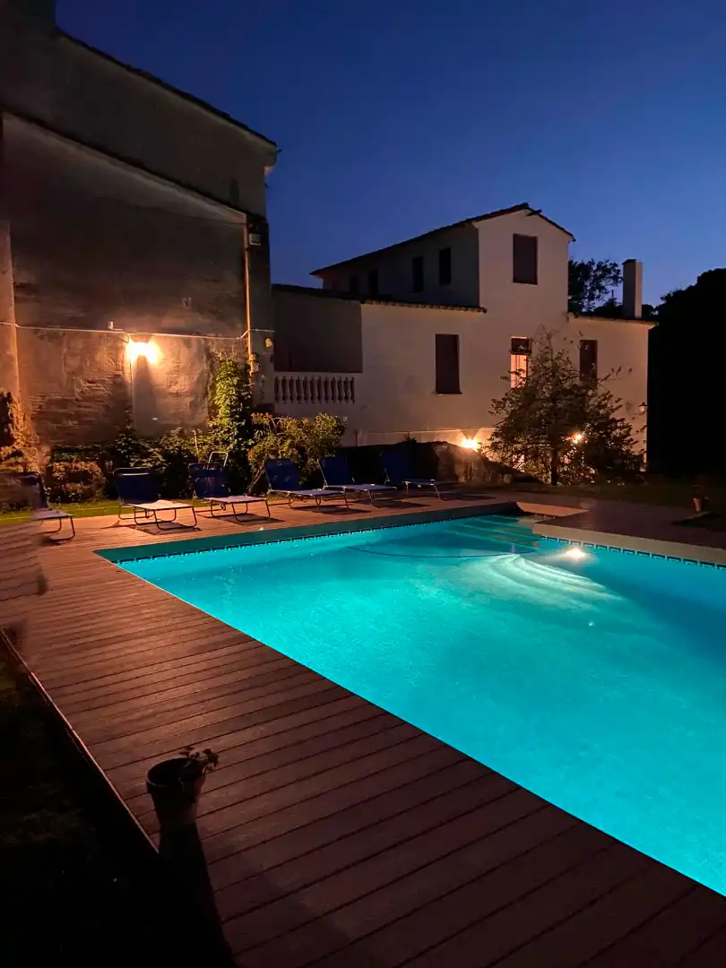 Piscina de Finca rústica en venda en Santa Cristina d'Aro amb Aire condicionat, Calefacció i Jardí privat