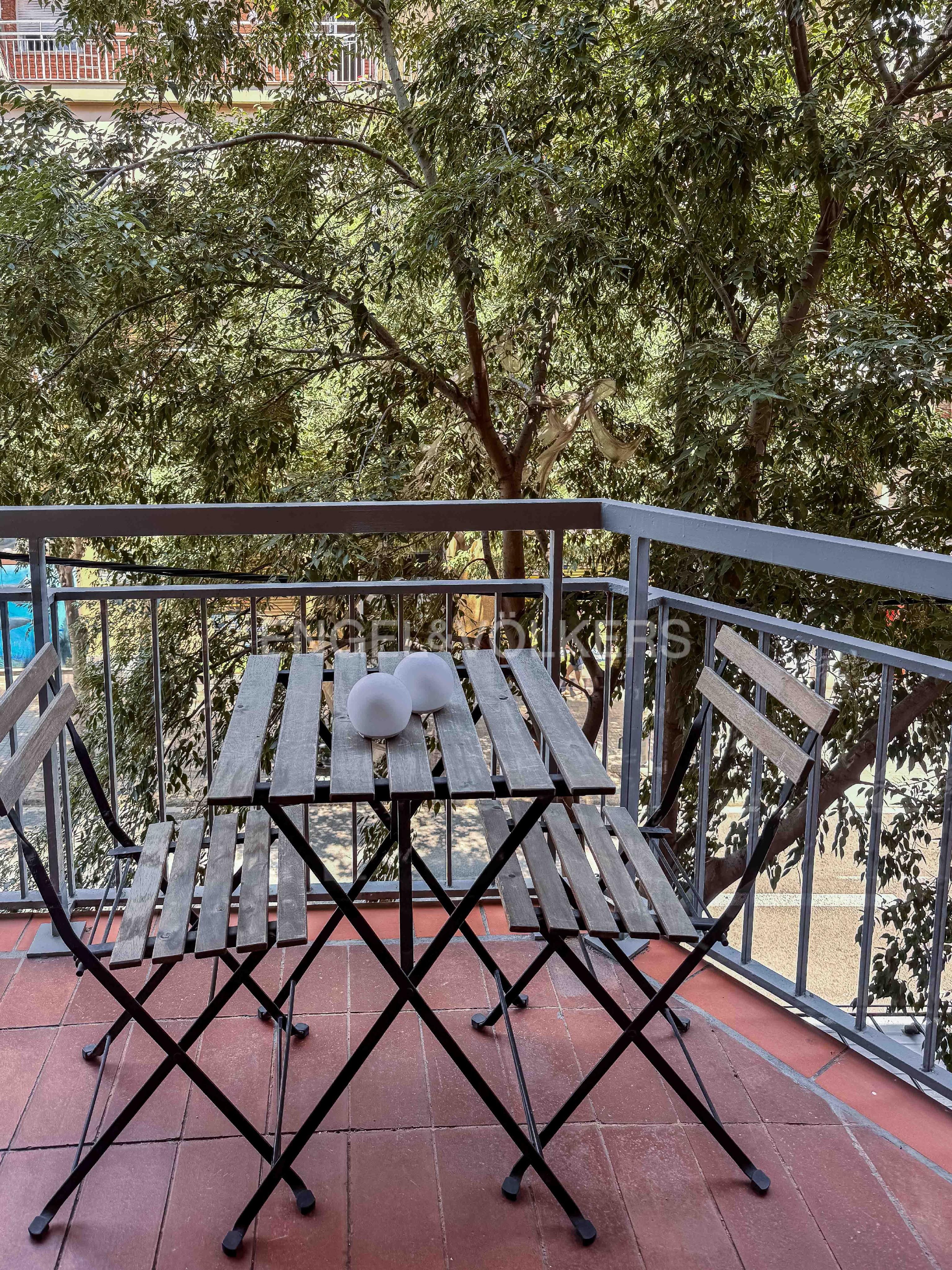 Balcony of Flat for rent in  Barcelona Capital  with Air Conditioner, Heating and Parquet flooring