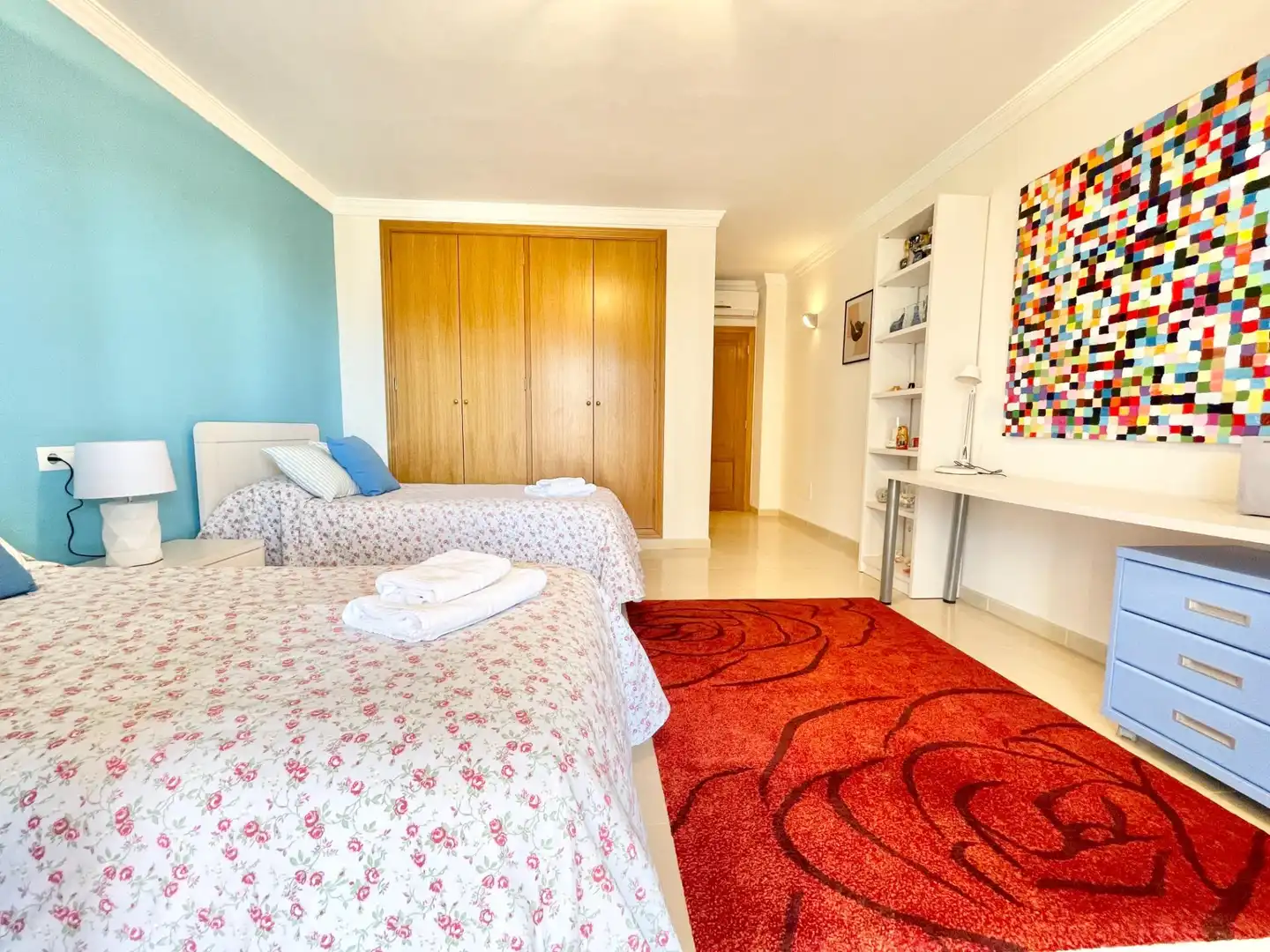 Schlafzimmer von Haus oder Chalet zum Verkauf in Llucmajor mit Klimaanlage, Privatgarten und Balkon