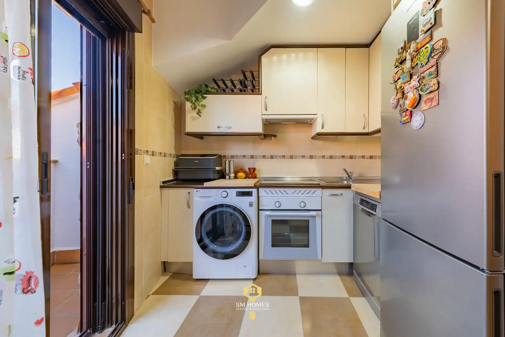 Cocina de Dúplex en venta en Pozo de Guadalajara con Aire acondicionado, Calefacción y Terraza