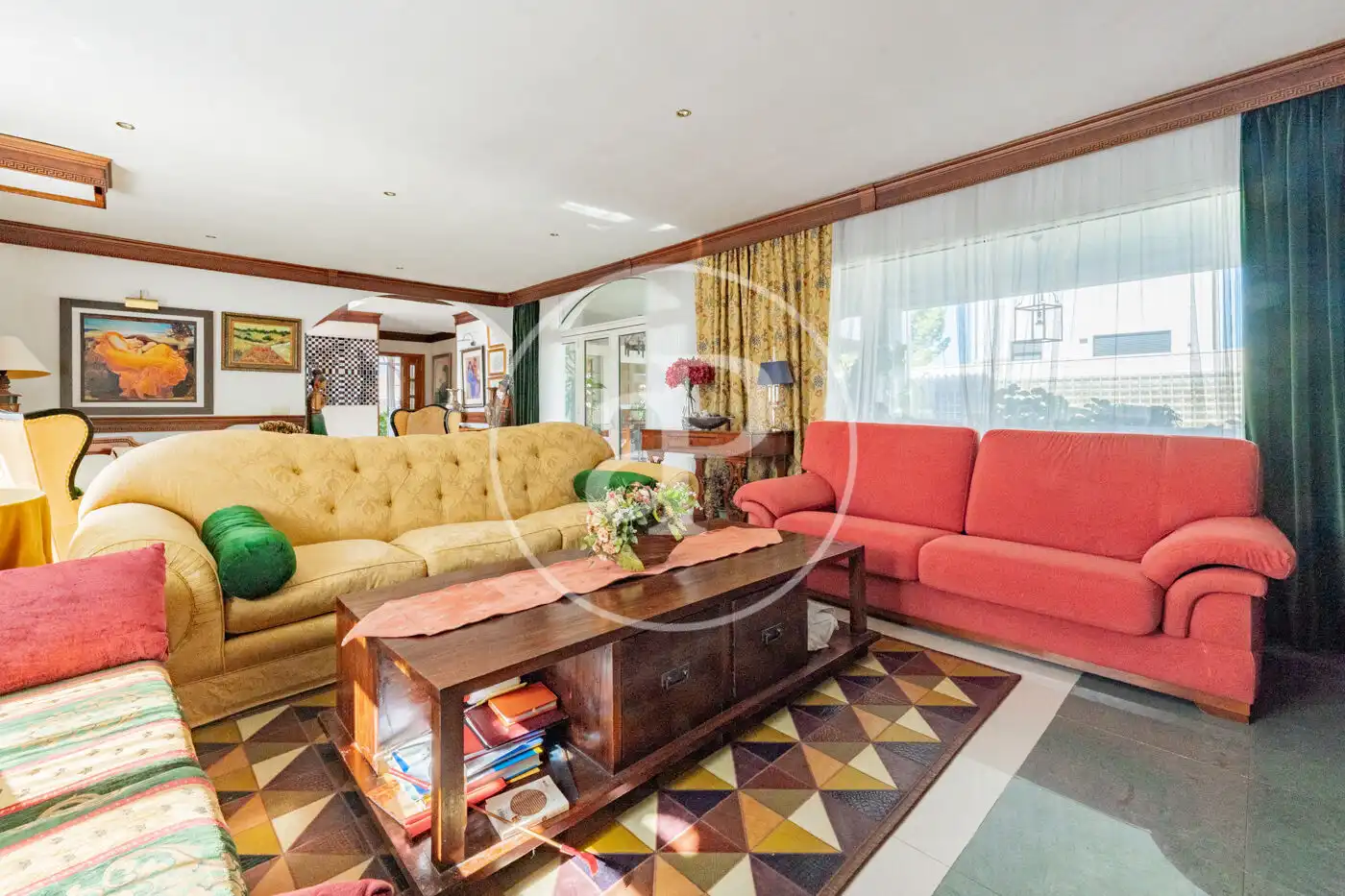 Living room of Houses for sale in Valdeolmos-Alalpardo, Madrid