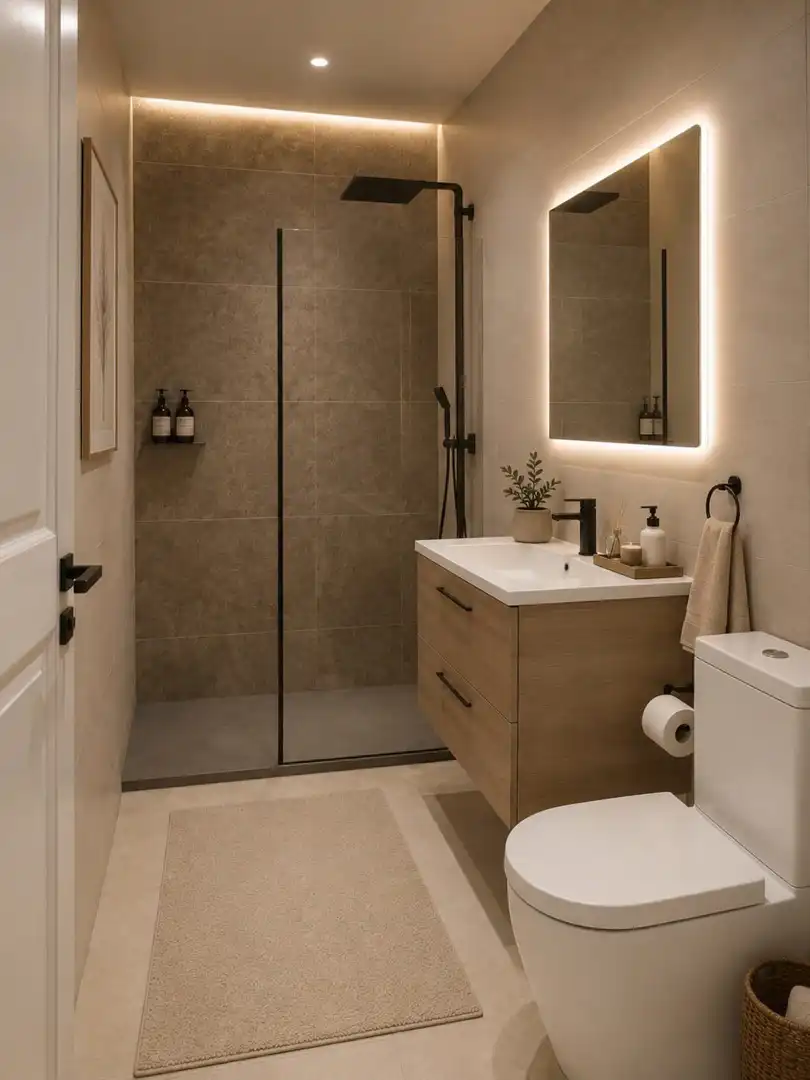 Bathroom of Apartments for rent in Sotogrande  with Air Conditioner, Terrace and Community pool