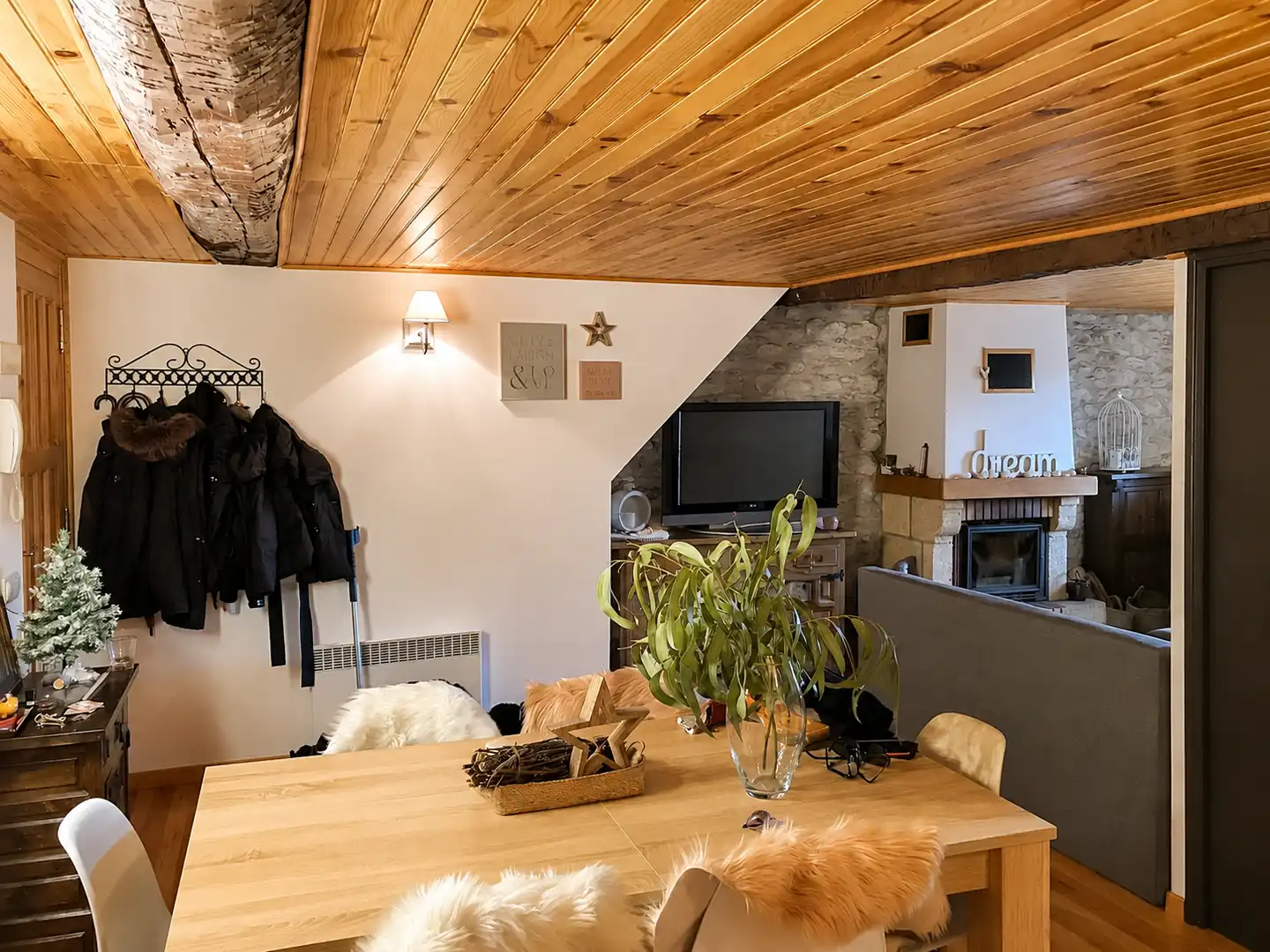 Sala de estar de Piso en venta en Puigcerdà con Calefacción