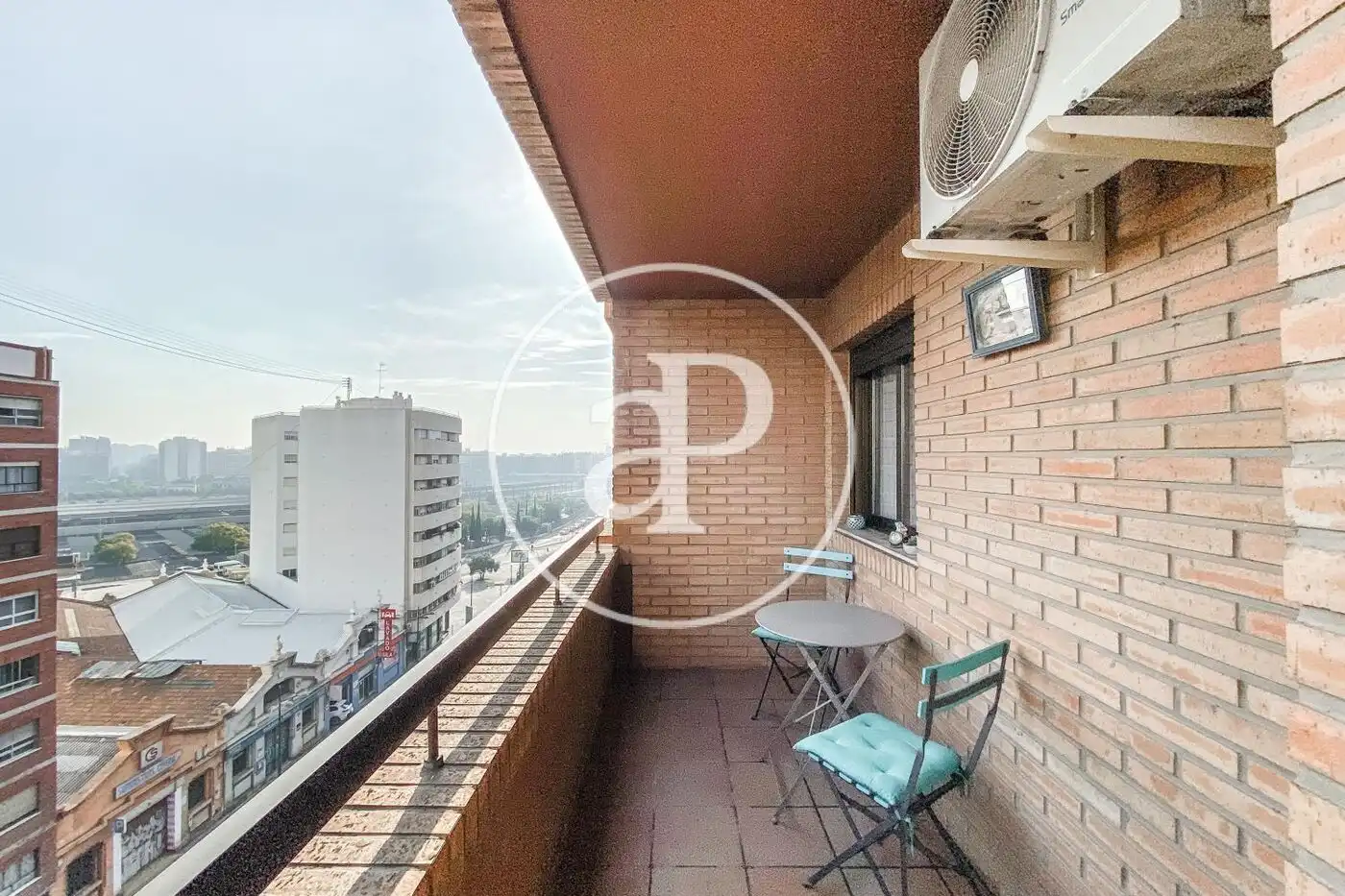 Terrace of Flat for rent in Valencia  with Heating, Furnished and Balcony