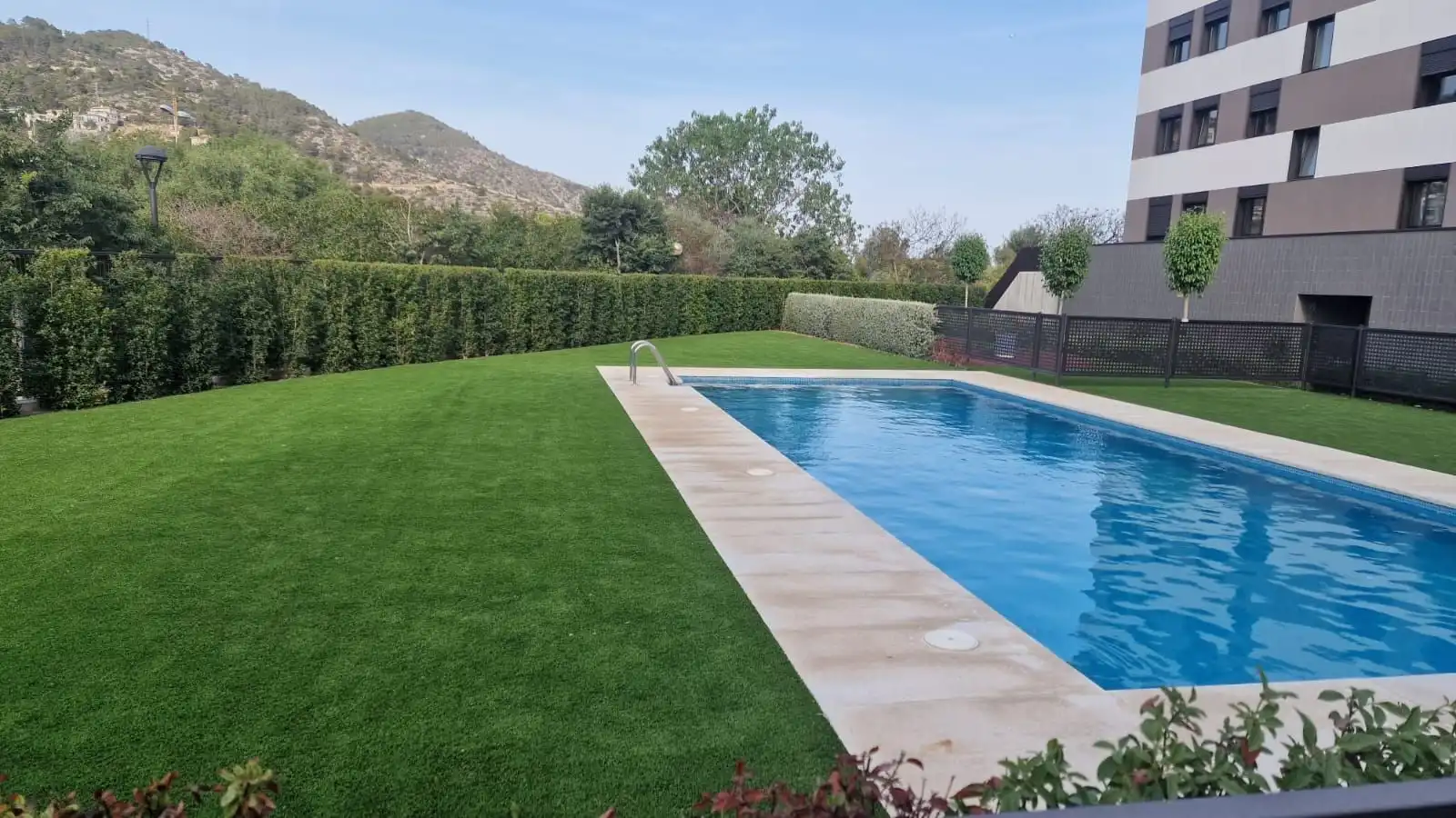 Swimming pool of Flat for rent in Aiguadolç - Sant Sebastià
