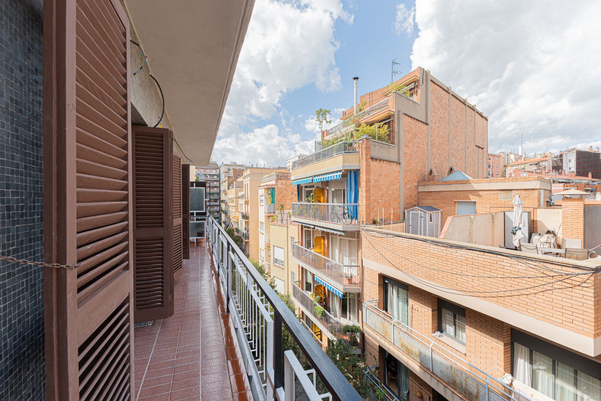 Vista exterior de Pis en venda en  Barcelona Capital amb Aire condicionat, Calefacció i Parquet