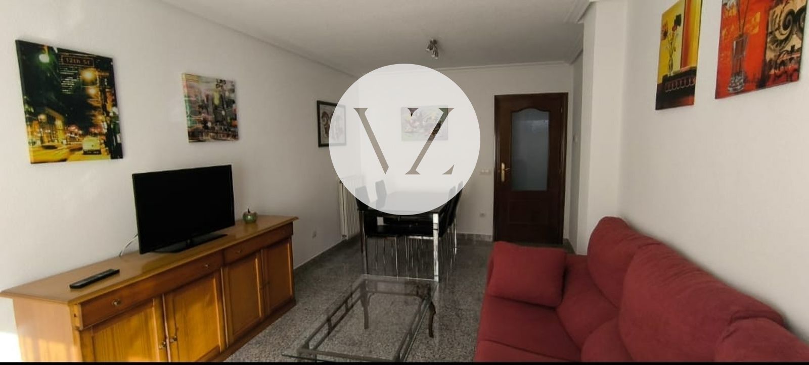 Sala d'estar de Pis de lloguer en Salamanca Capital amb Terrassa, Moblat i Balcó