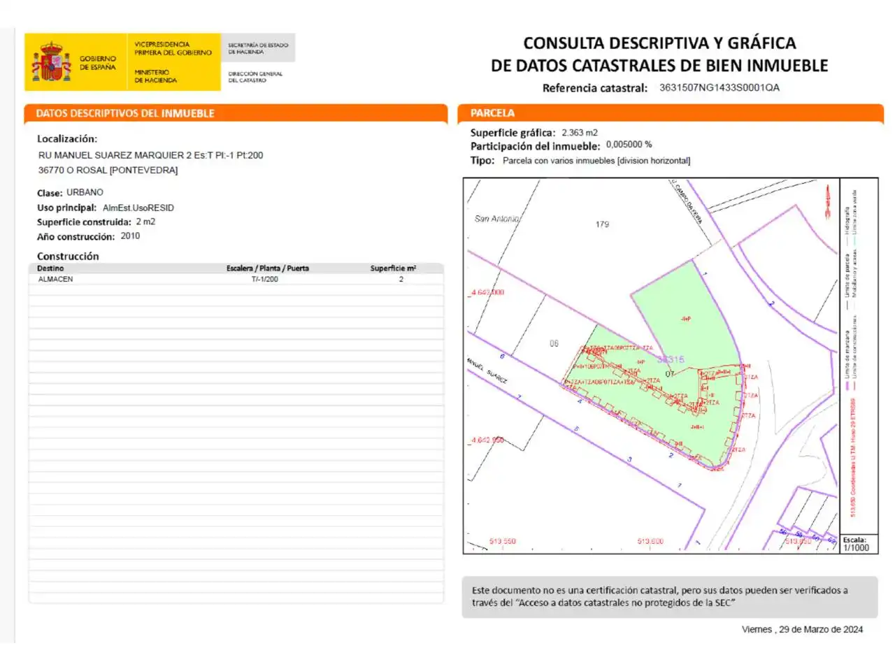 Immobili singolari in vendita a Calle Manuel Suárez Marquier 2, imagen 7