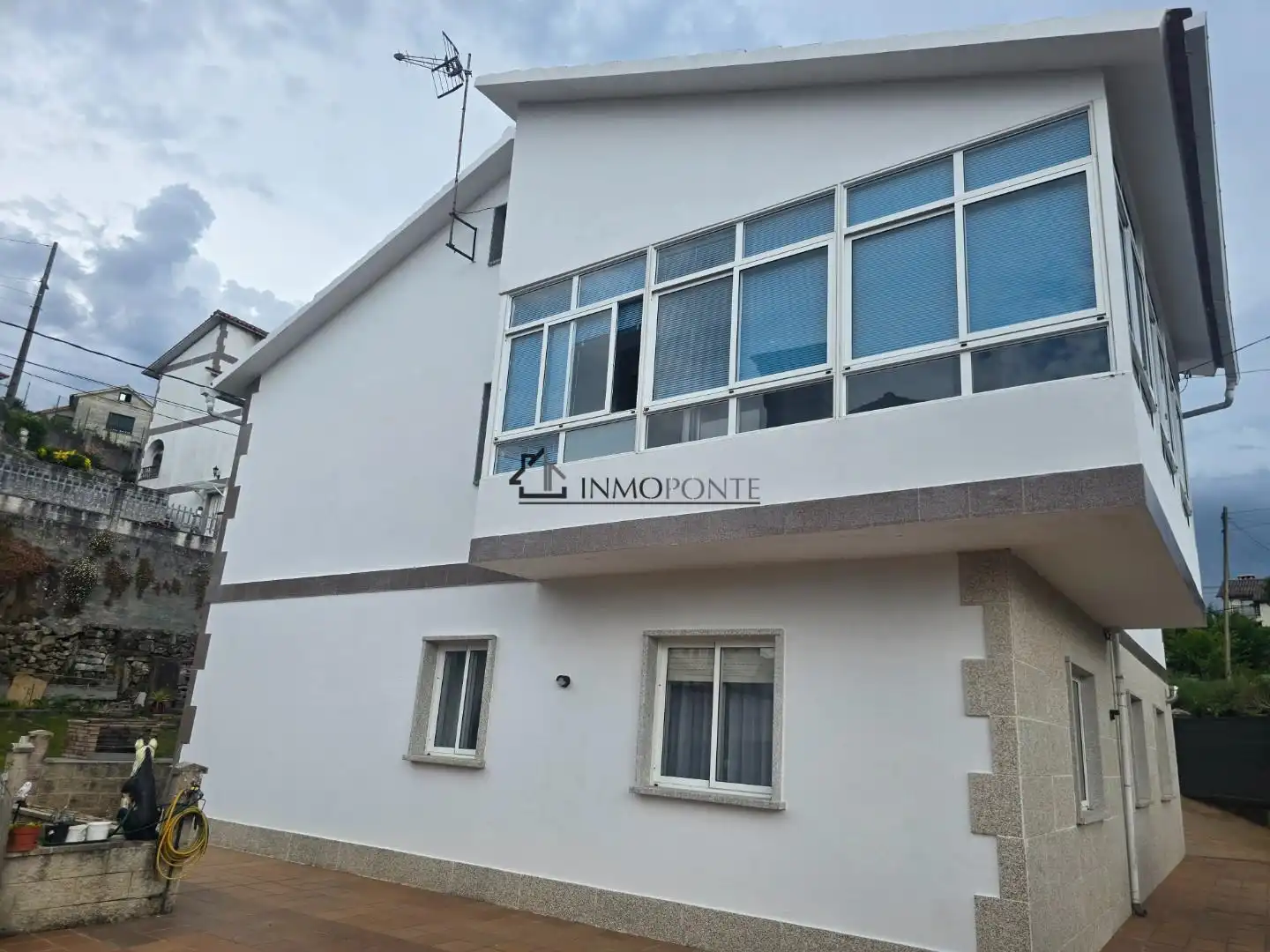 Exterior view of Houses for sale in Moaña  with Heating, Private garden and Terrace