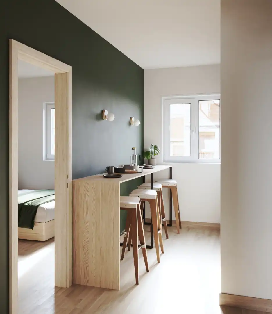 Kitchen of Houses for share in Madrid  with Air Conditioner, Heating and Terrace