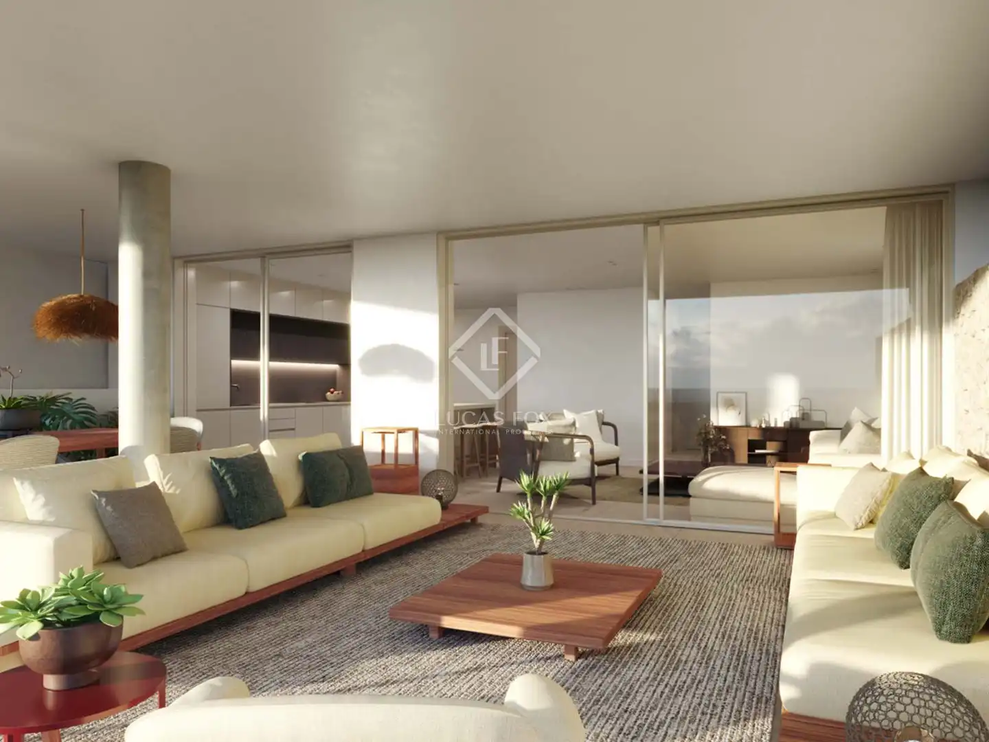 Sala de estar de Ático en venta en Es Mercadal con Aire acondicionado, Calefacción y Terraza