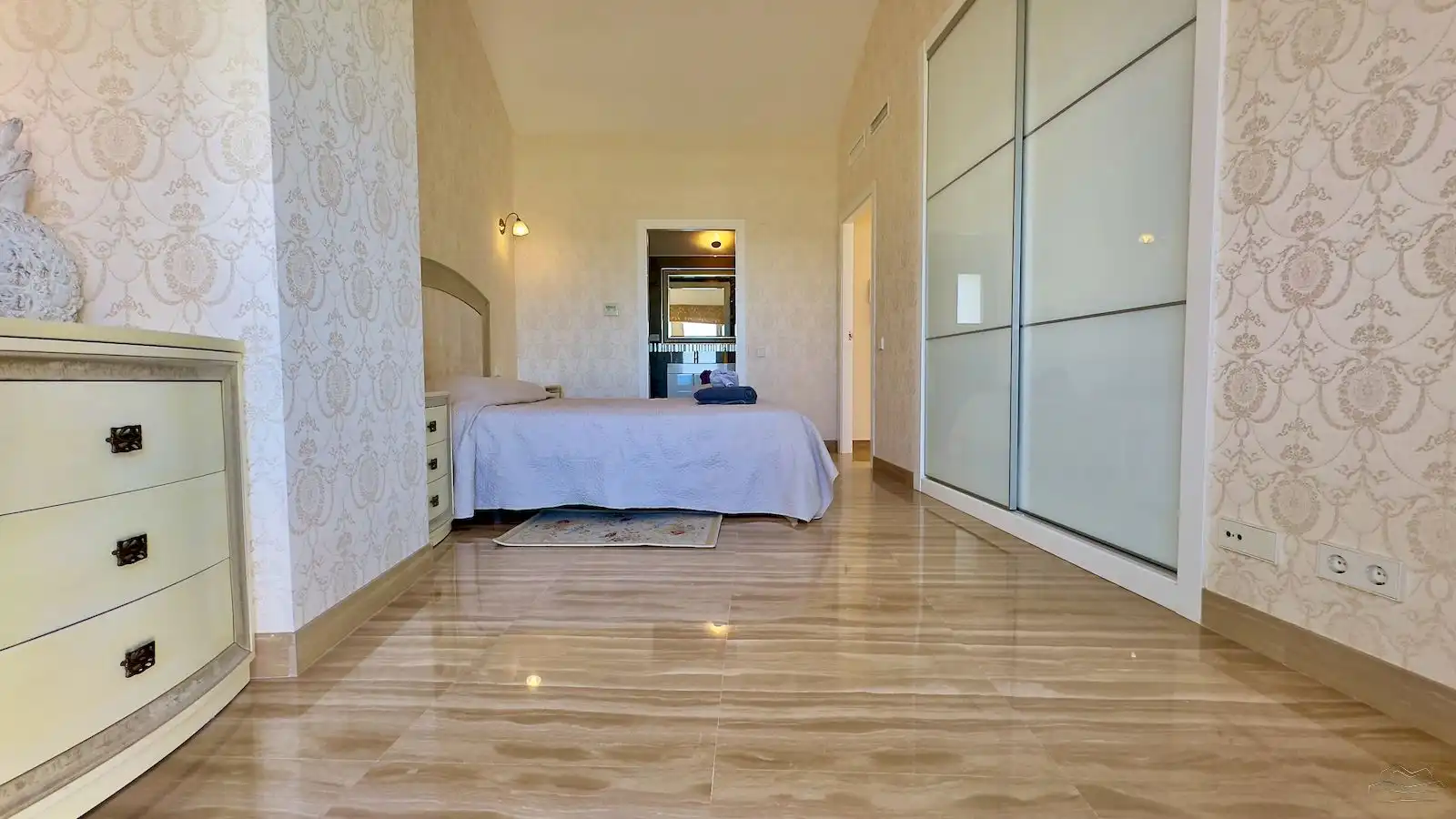 Dormitori de Apartament en venda en Jávea / Xàbia amb Aire condicionat, Calefacció i Jardí privat