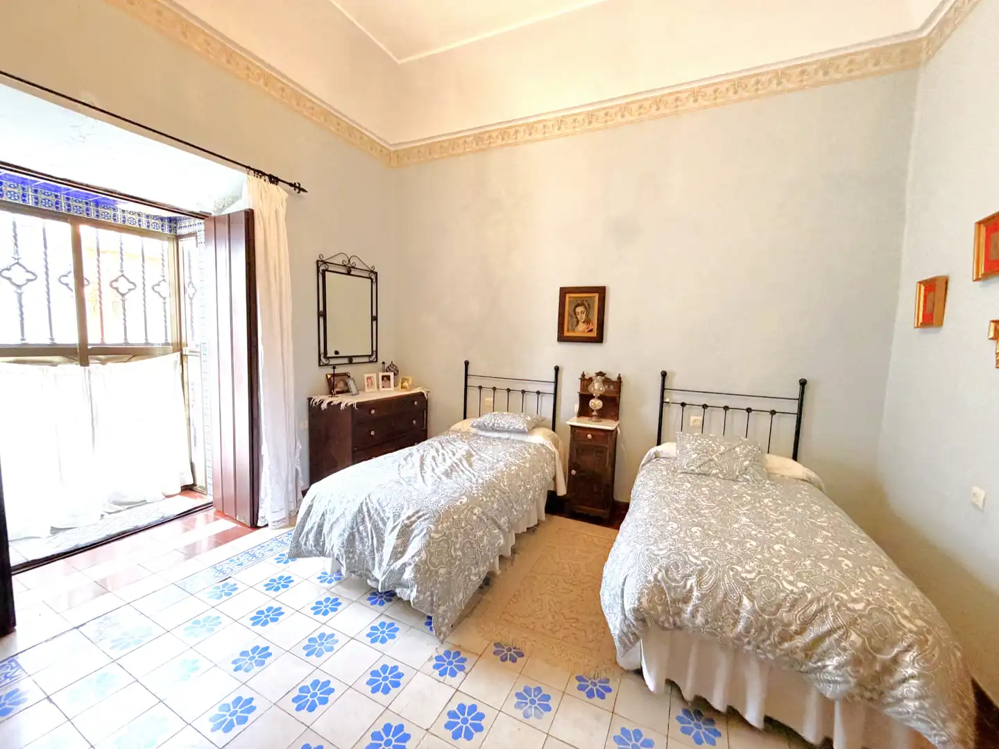 Dormitori de Casa adosada en venda en Zafra amb Aire condicionat i Balcó