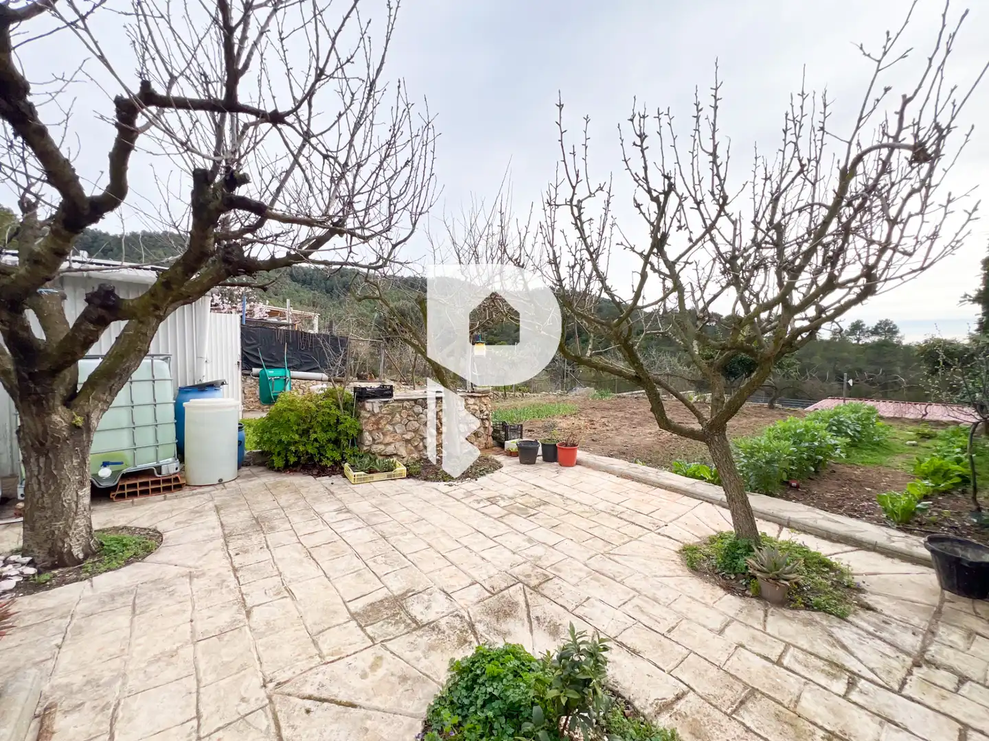Terrassa de Casa o xalet en venda en Vallirana amb Aire condicionat, Calefacció i Jardí privat