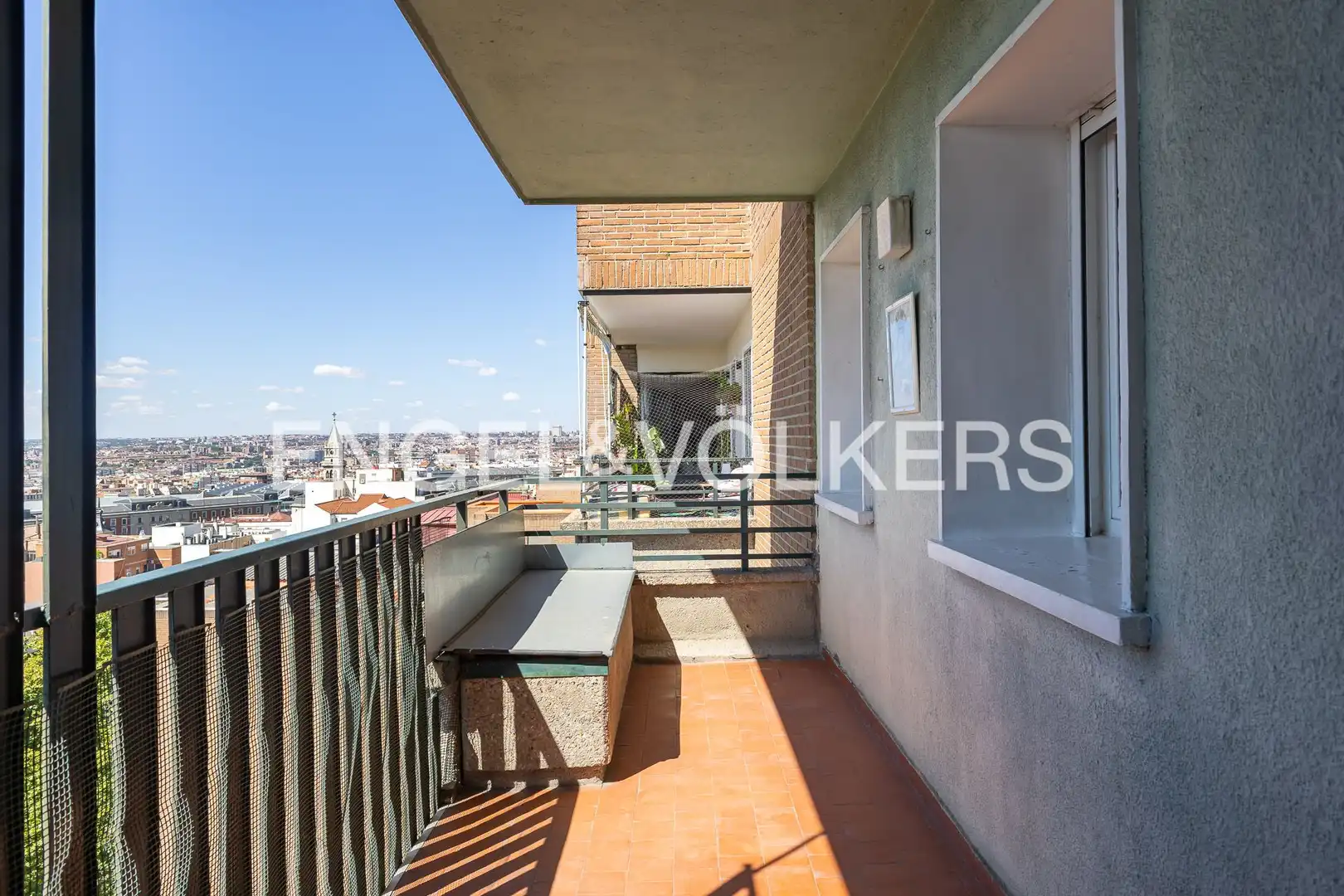 Balcony of Flat for sale in Madrid  with Air Conditioner, Heating and Terrace