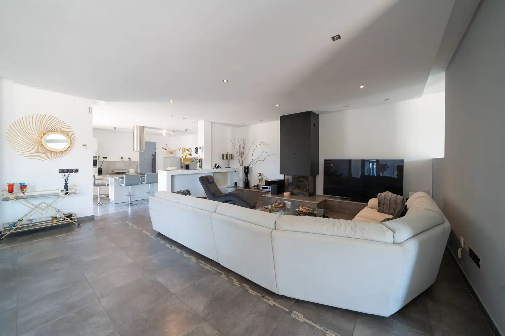 Sala de estar de Casa o chalet en venta en Valdetorres de Jarama con Aire acondicionado, Jardín privado y Terraza