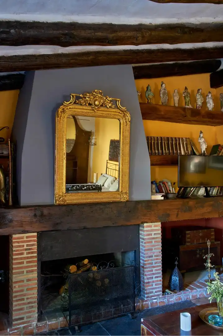 Sala de estar de Finca rústica en venta en Enguera con Calefacción, Jardín privado y Terraza