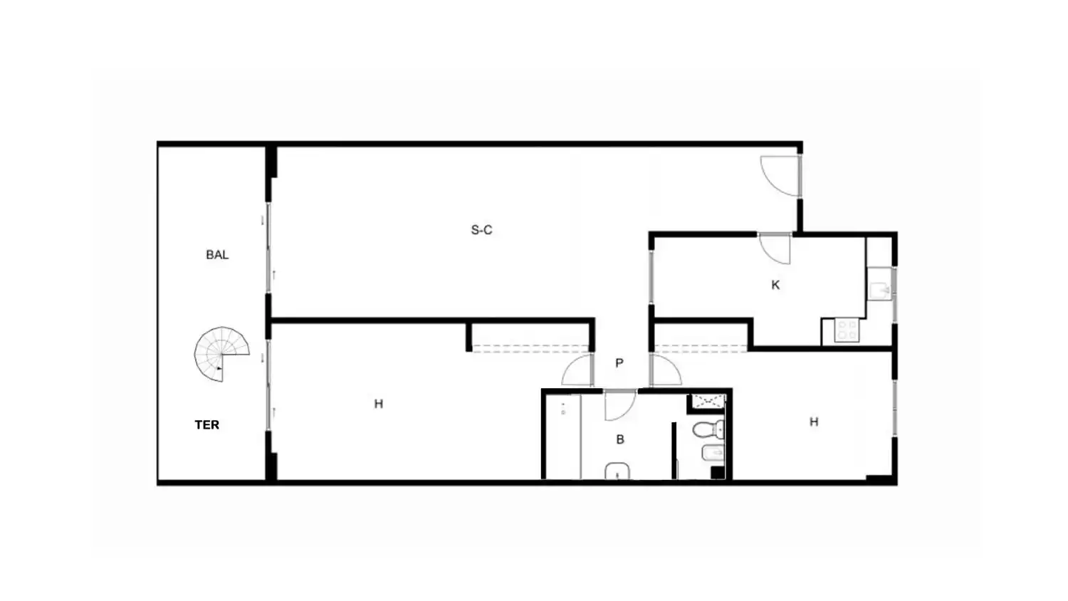 Attic for sale in Centro