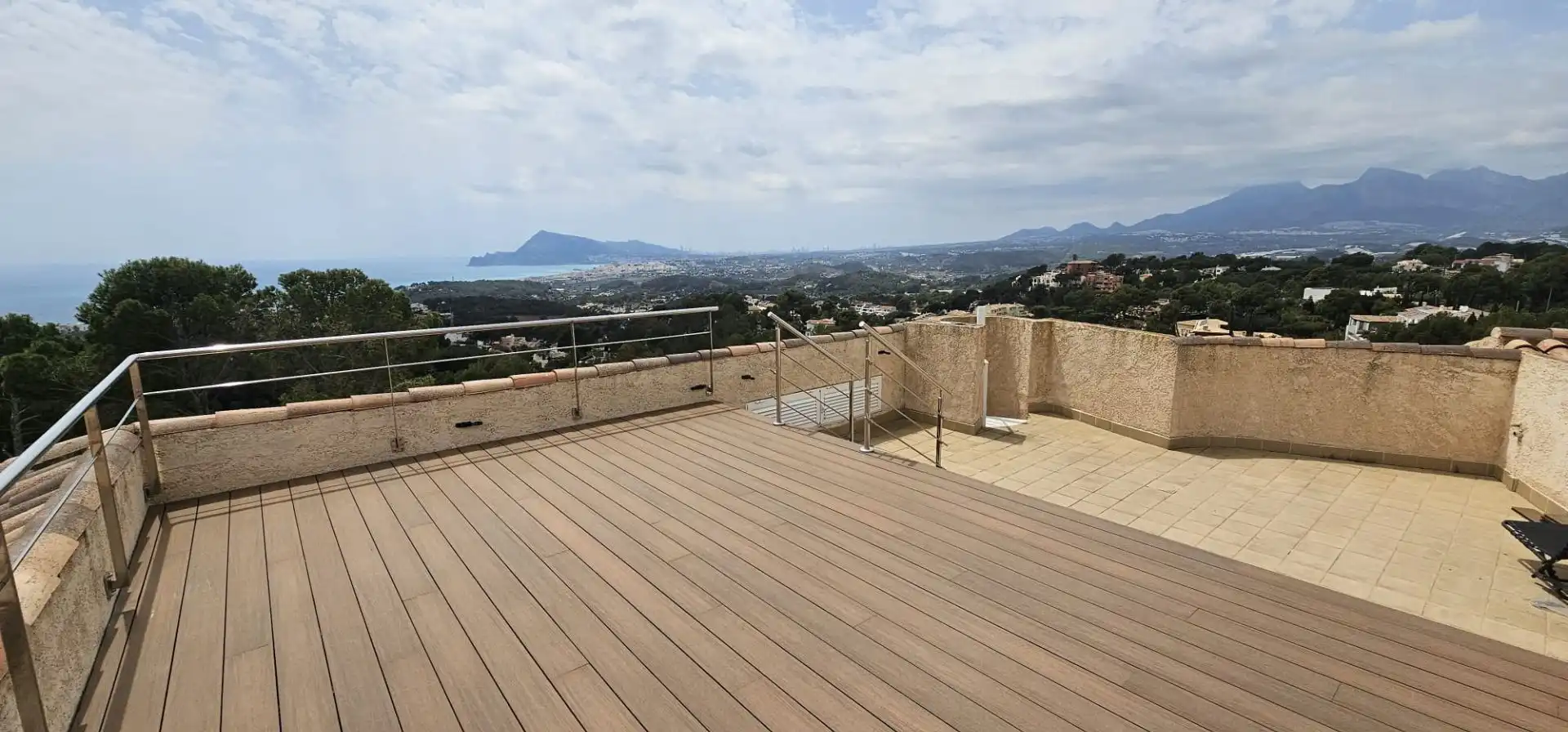 Terraza de Apartamento en venta en Altea con Aire acondicionado, Calefacción y Piscina comunitaria