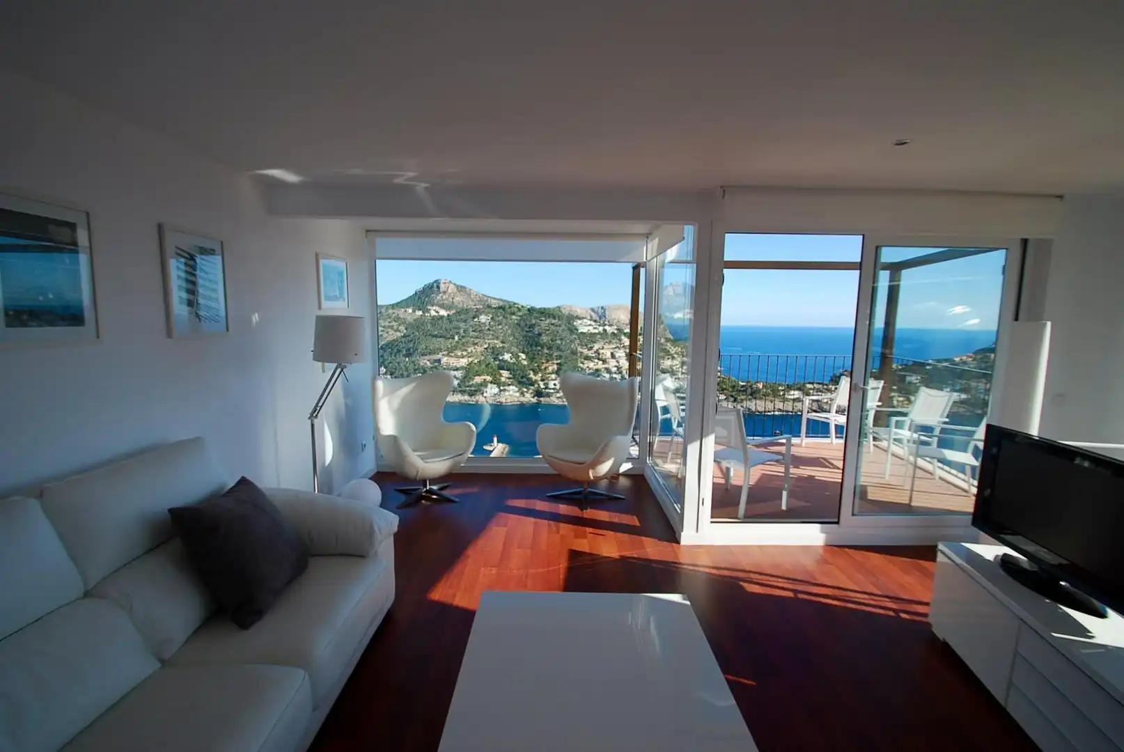 Living room of Apartments for rent in Andratx  with Air Conditioner, Heating and Parquet flooring