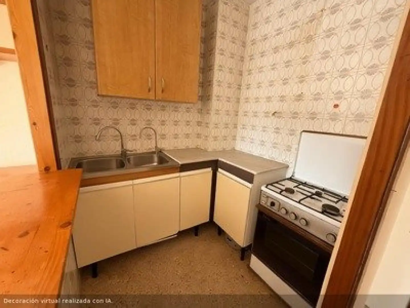 Kitchen of Flat for sale in Santa Susanna  with Heating, Terrace and Balcony