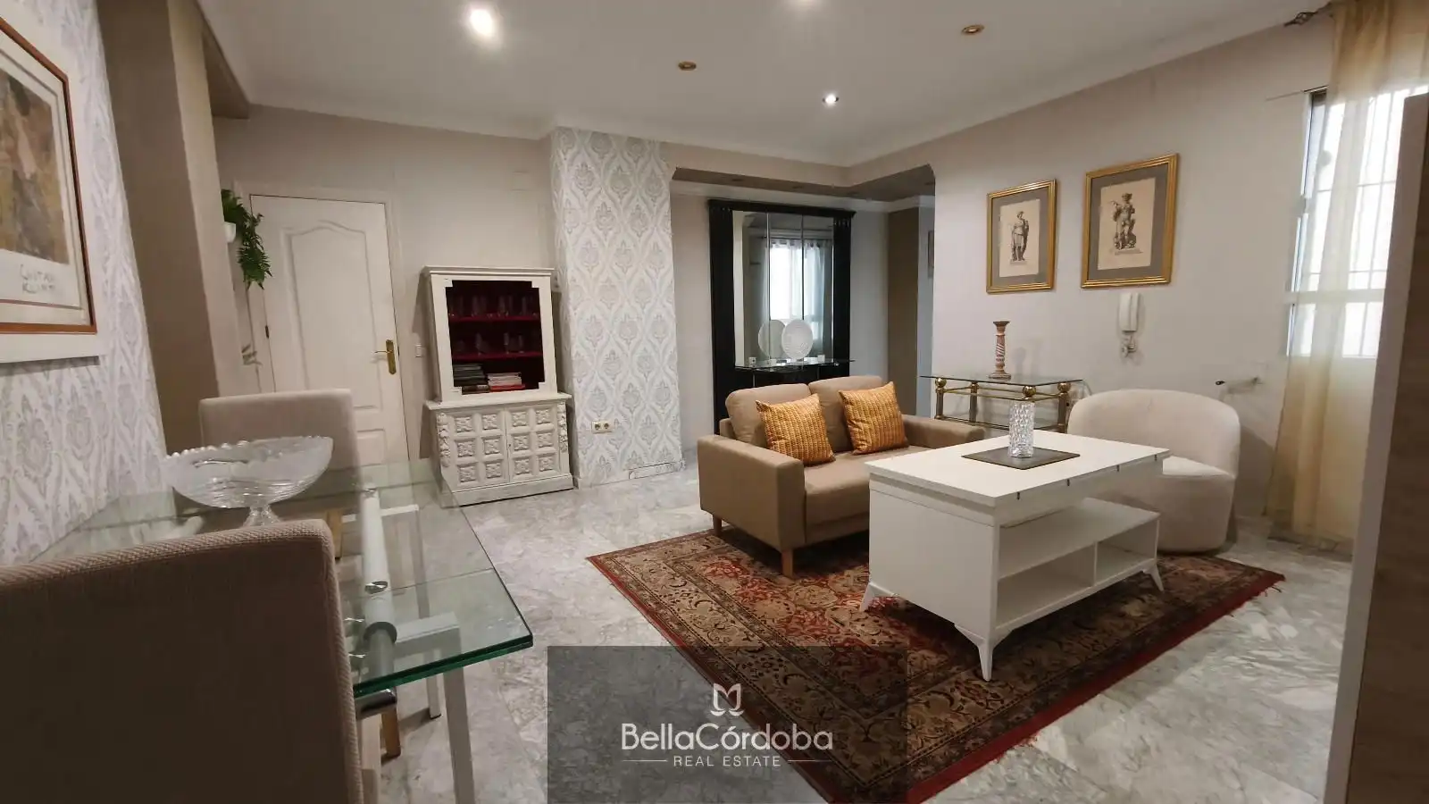 Living room of Flat for rent in Córdoba  with Air Conditioner