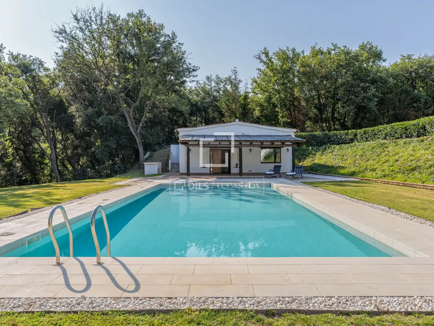 Piscina de Finca rústica en venda en Gualba amb Calefacció, Jardí privat i Terrassa