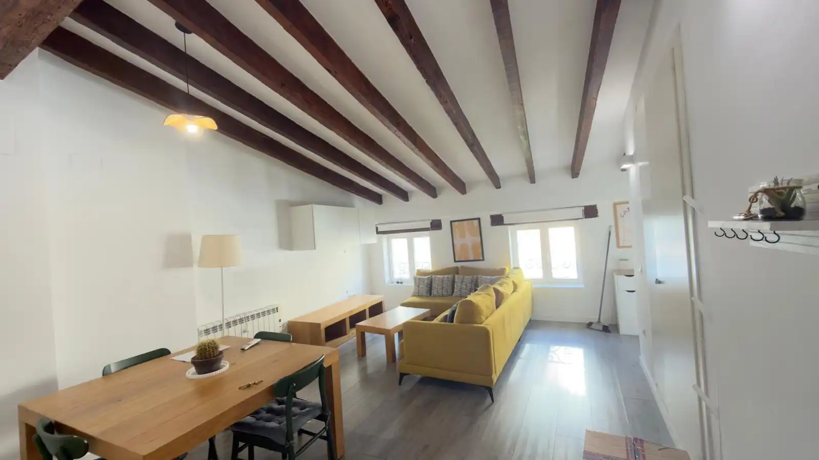 Sala de estar de Piso de alquiler en Valencia con Aire acondicionado, Calefacción y Parquet