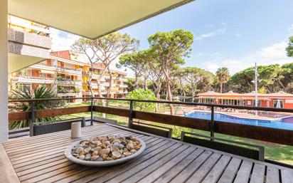 Garden of Flat for sale in Gavà  with Air Conditioner, Heating and Swimming Pool