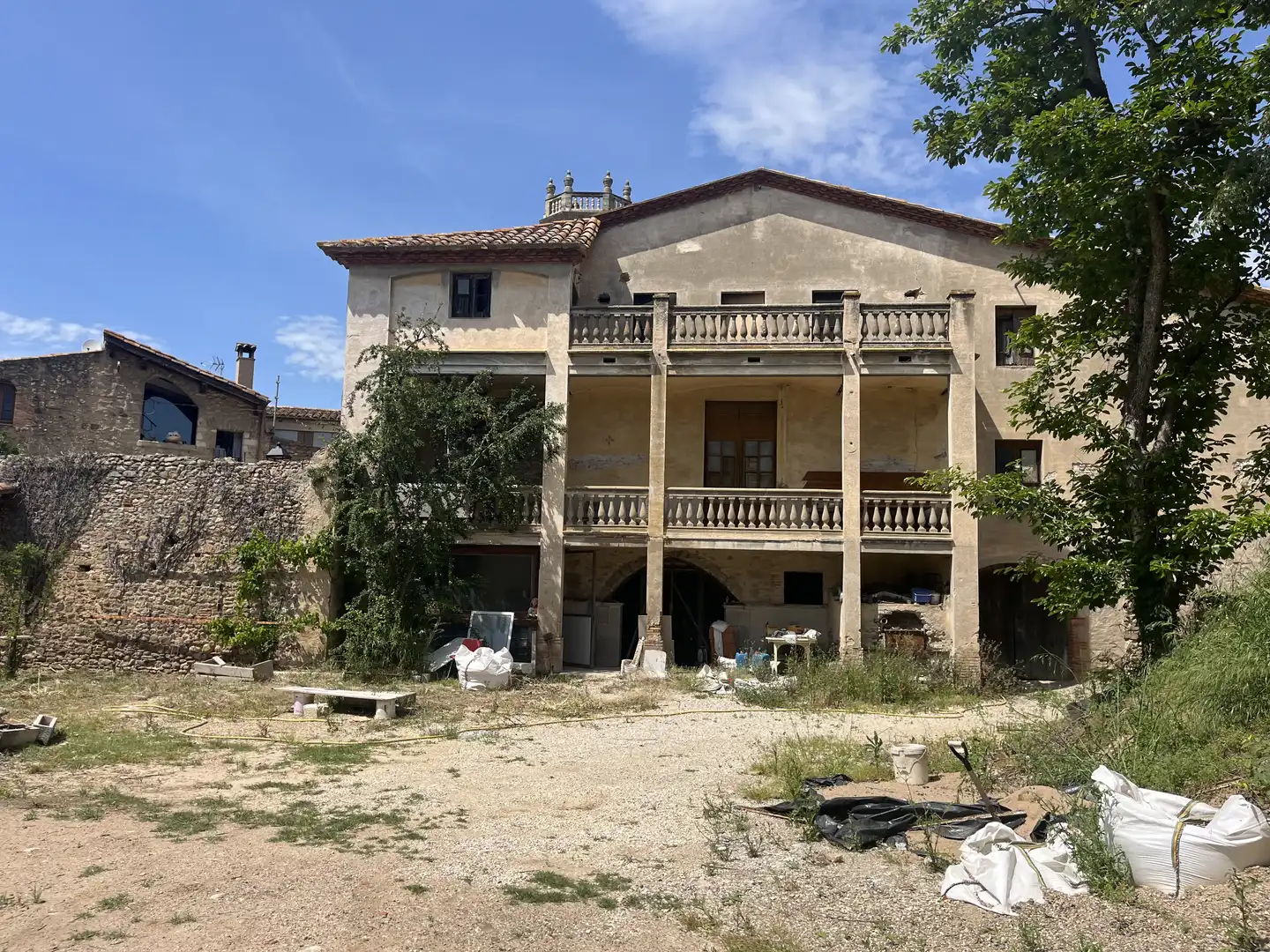 Exterior view of Country homes for sale in Flaçà  with Private garden, Terrace and Alarm