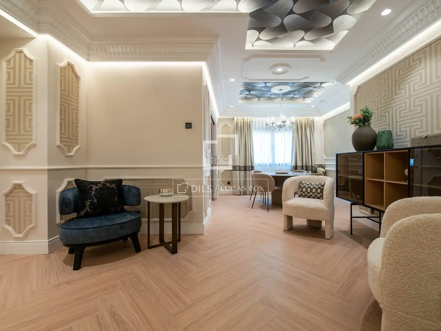 Sala de estar de Piso en venta en Madrid con Aire acondicionado, Calefacción y Parquet