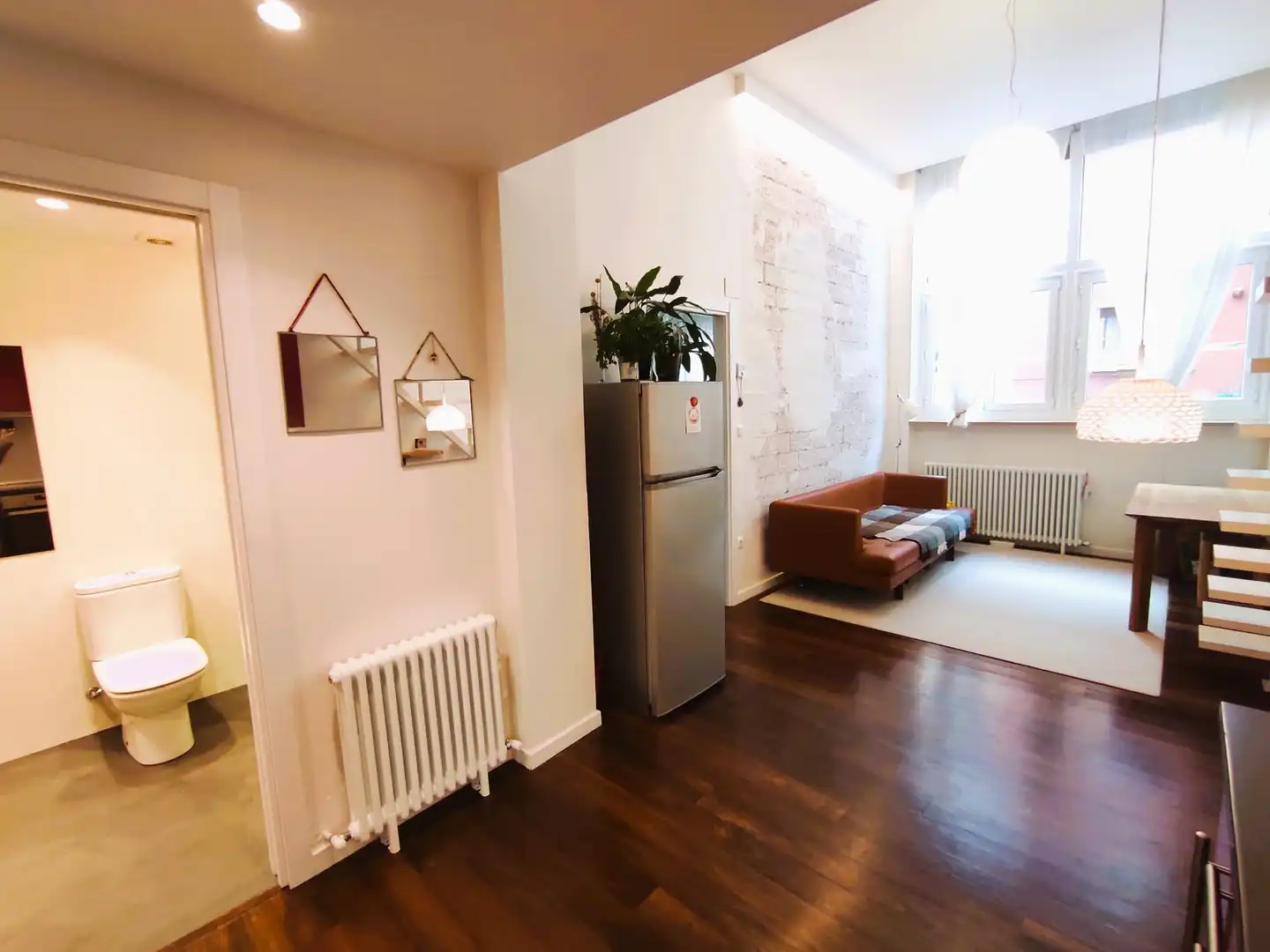 Sala de estar de Apartamento en venta en Eibar con Calefacción, Parquet y Horno