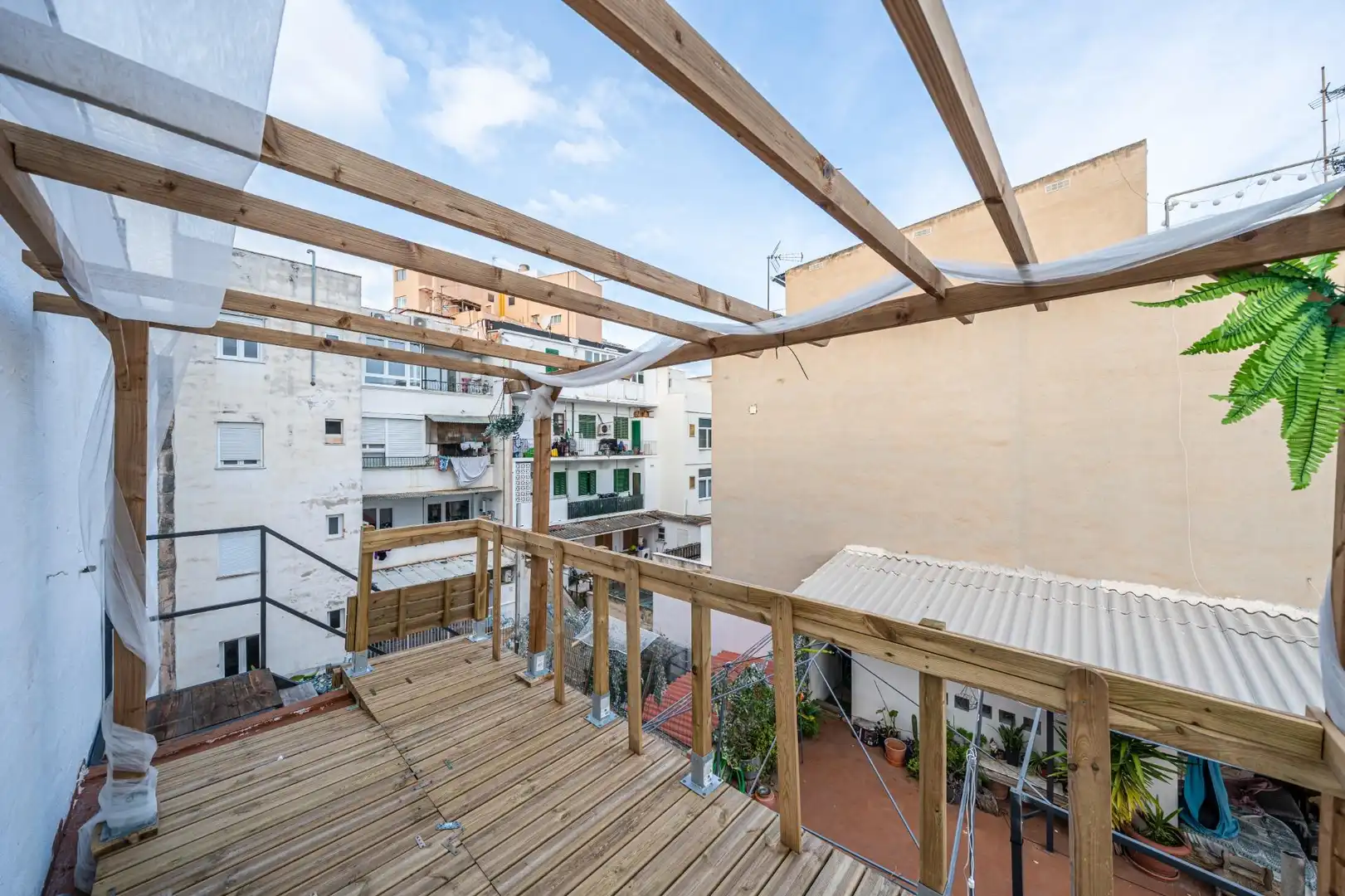 Terraza de Casa adosada en venta en  Palma de Mallorca con Aire acondicionado, Calefacción y Jardín privado